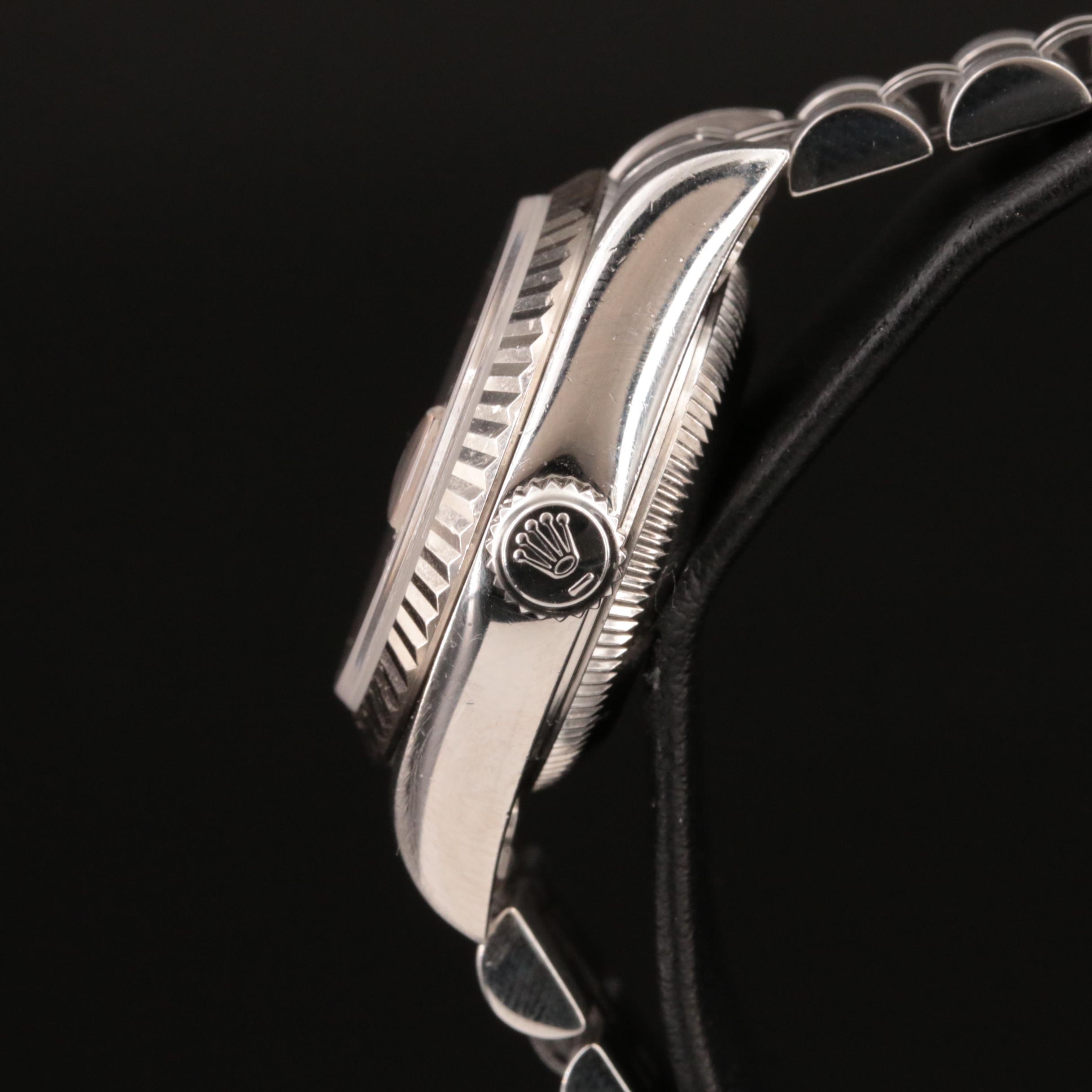 2001 Rolex Stainless Steel and 18K Datejust Watch