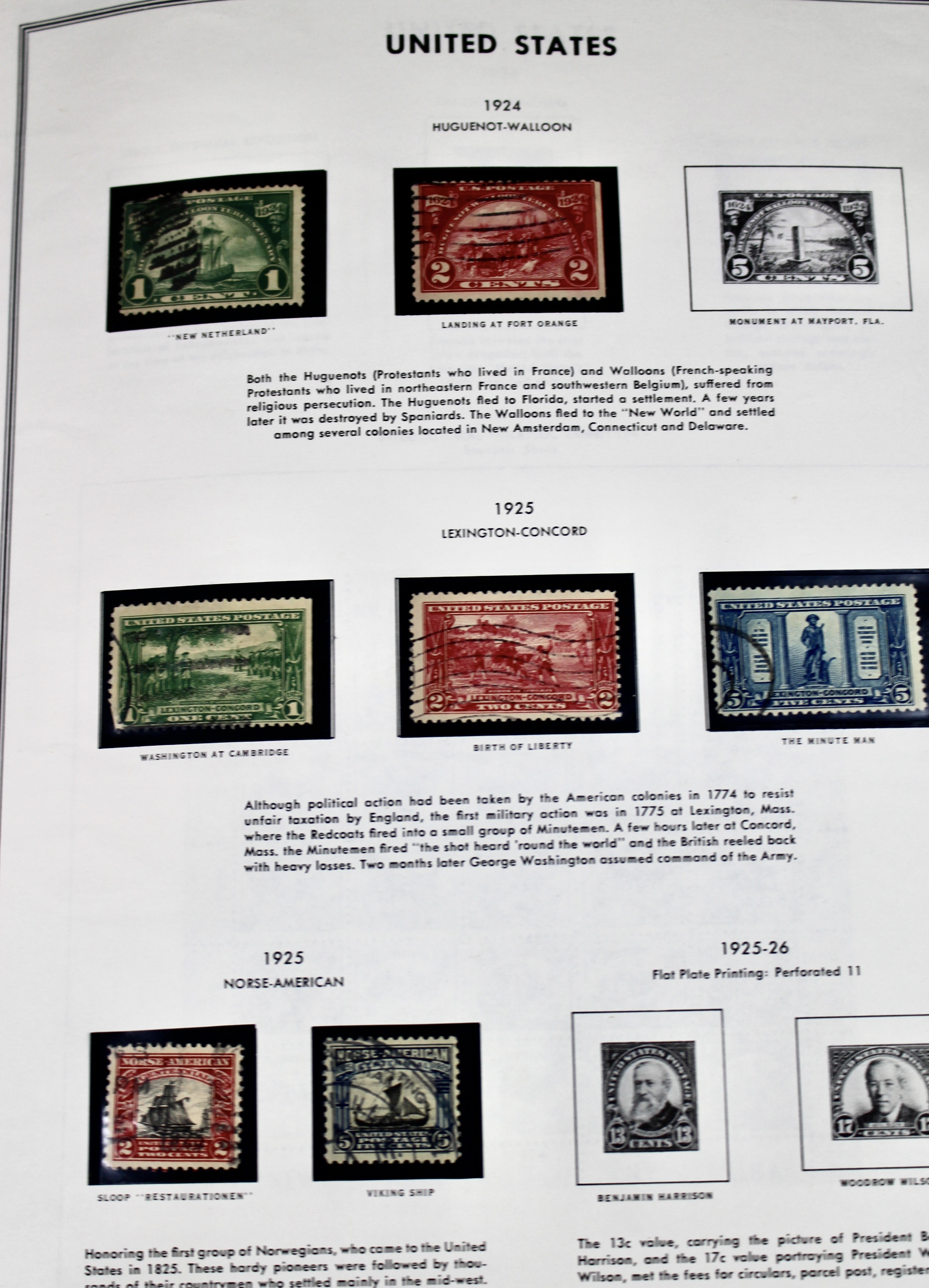 United States Liberty Stamp Album