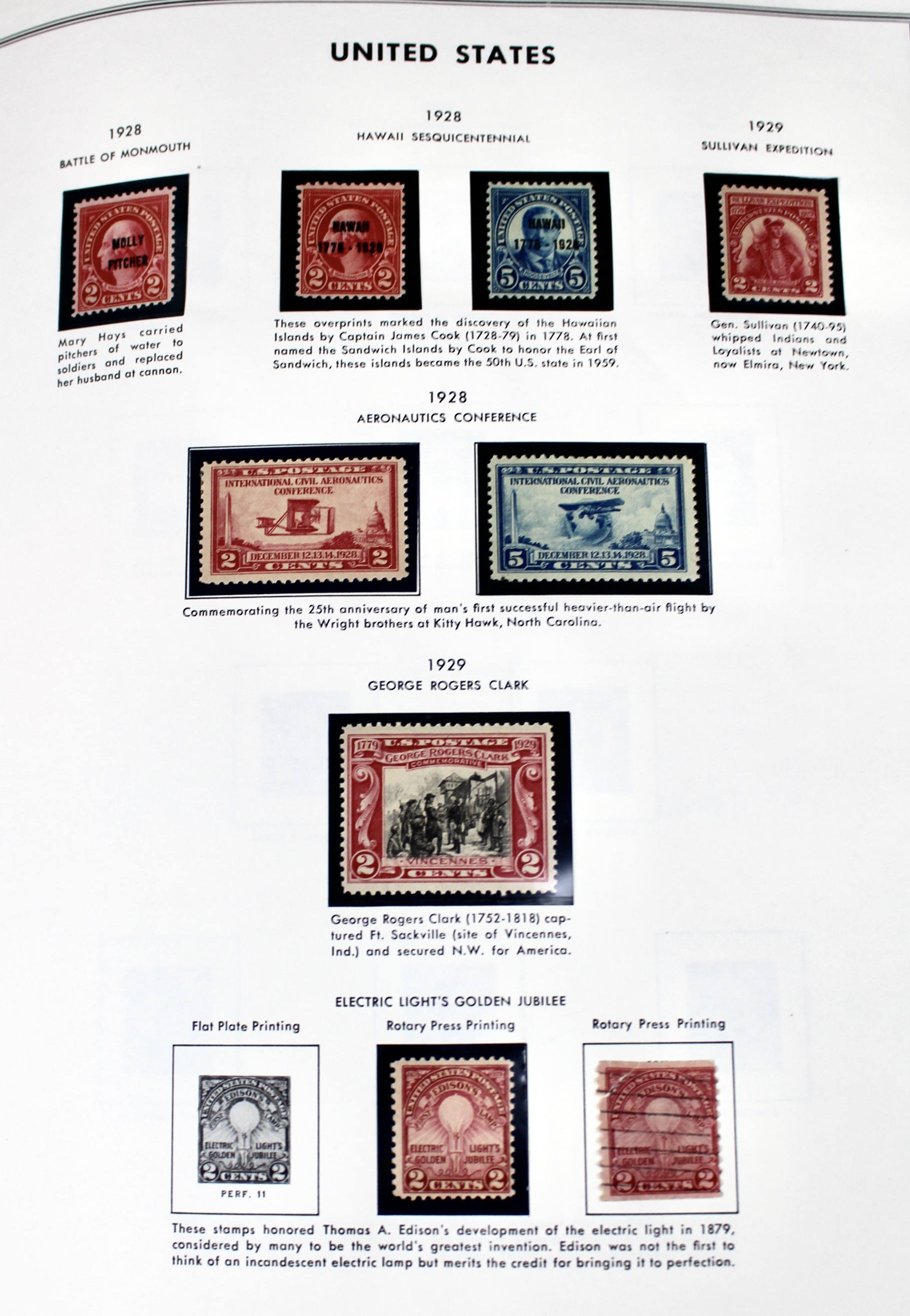 United States Liberty Stamp Album