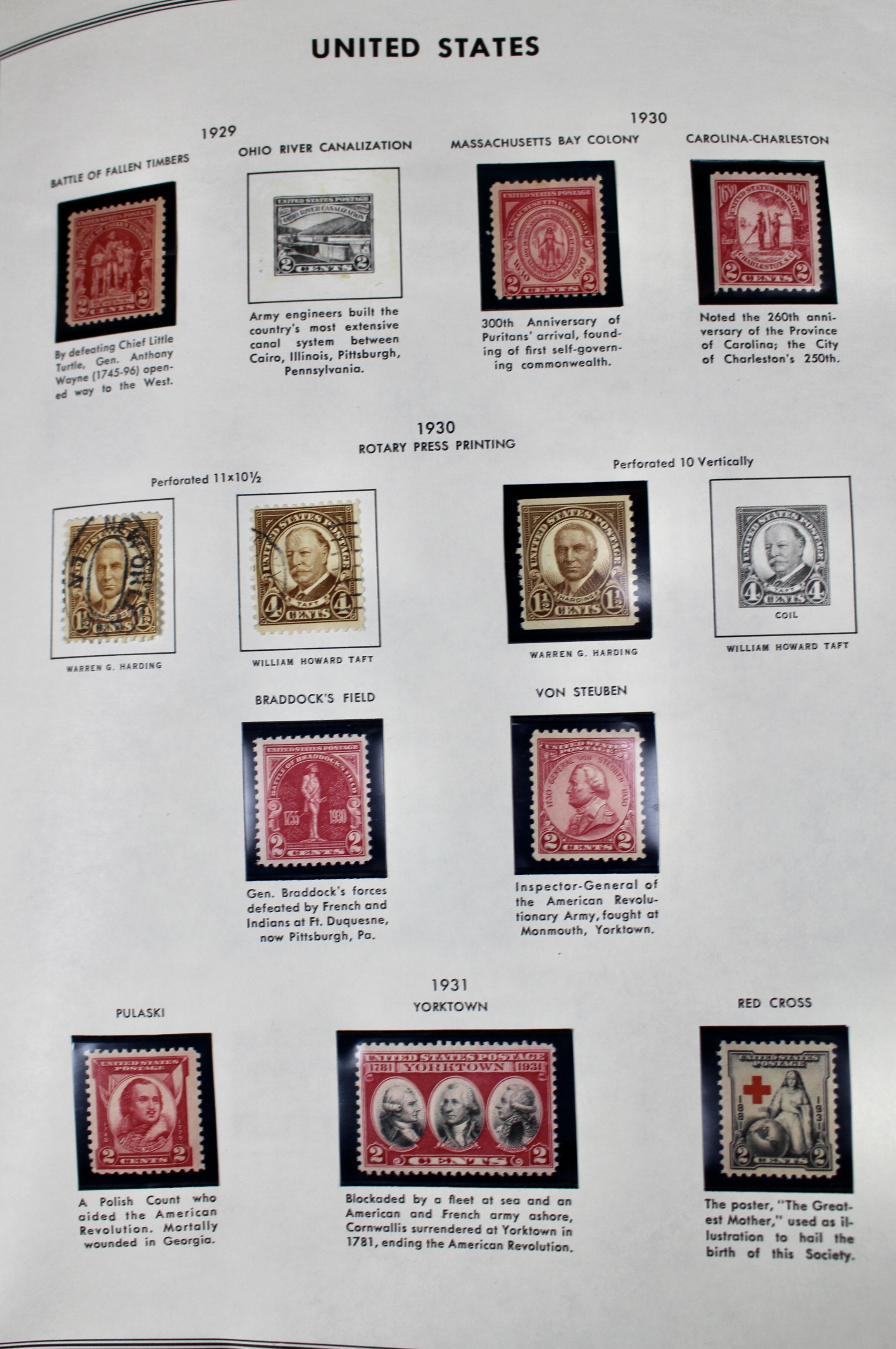 United States Liberty Stamp Album