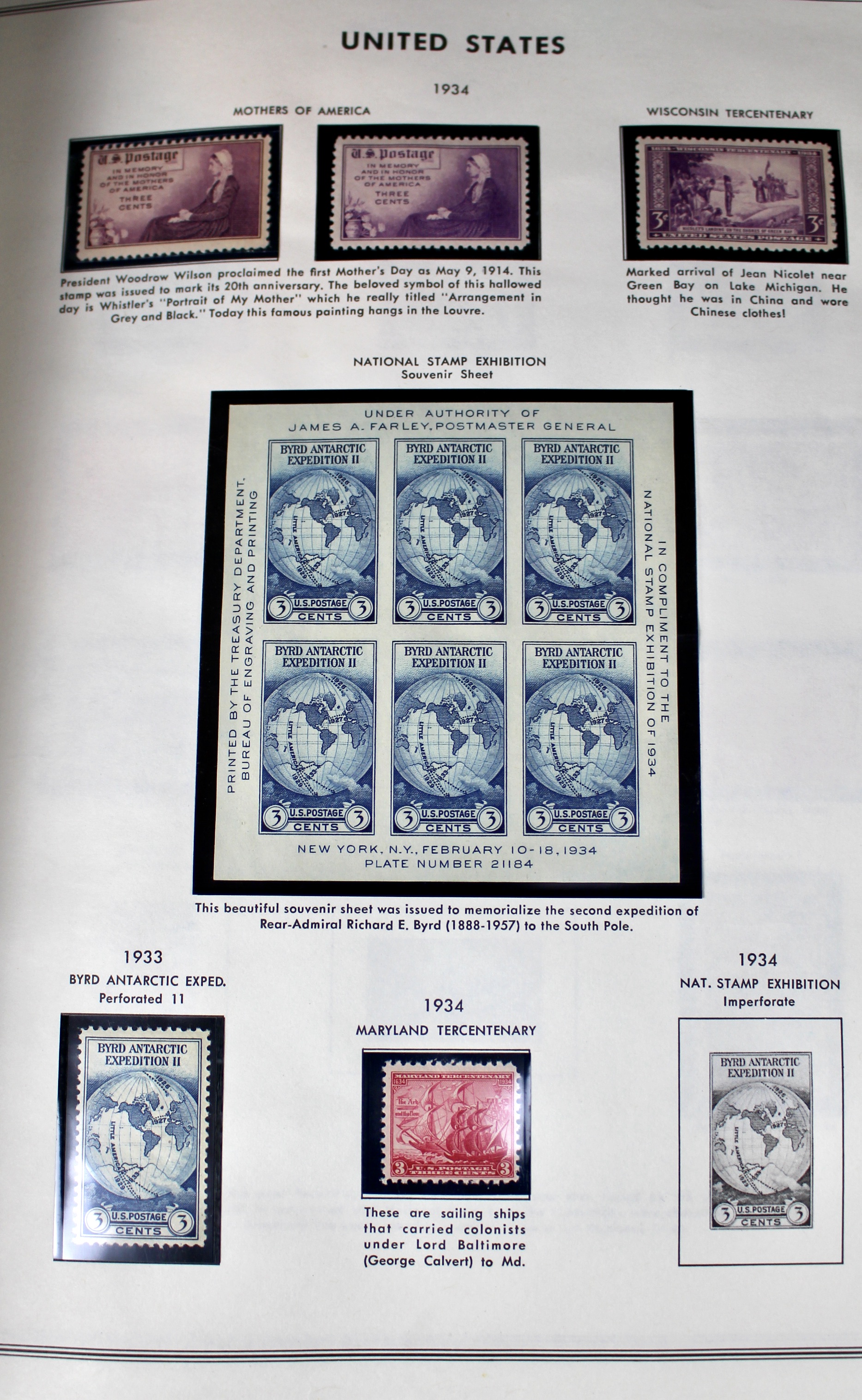 United States Liberty Stamp Album