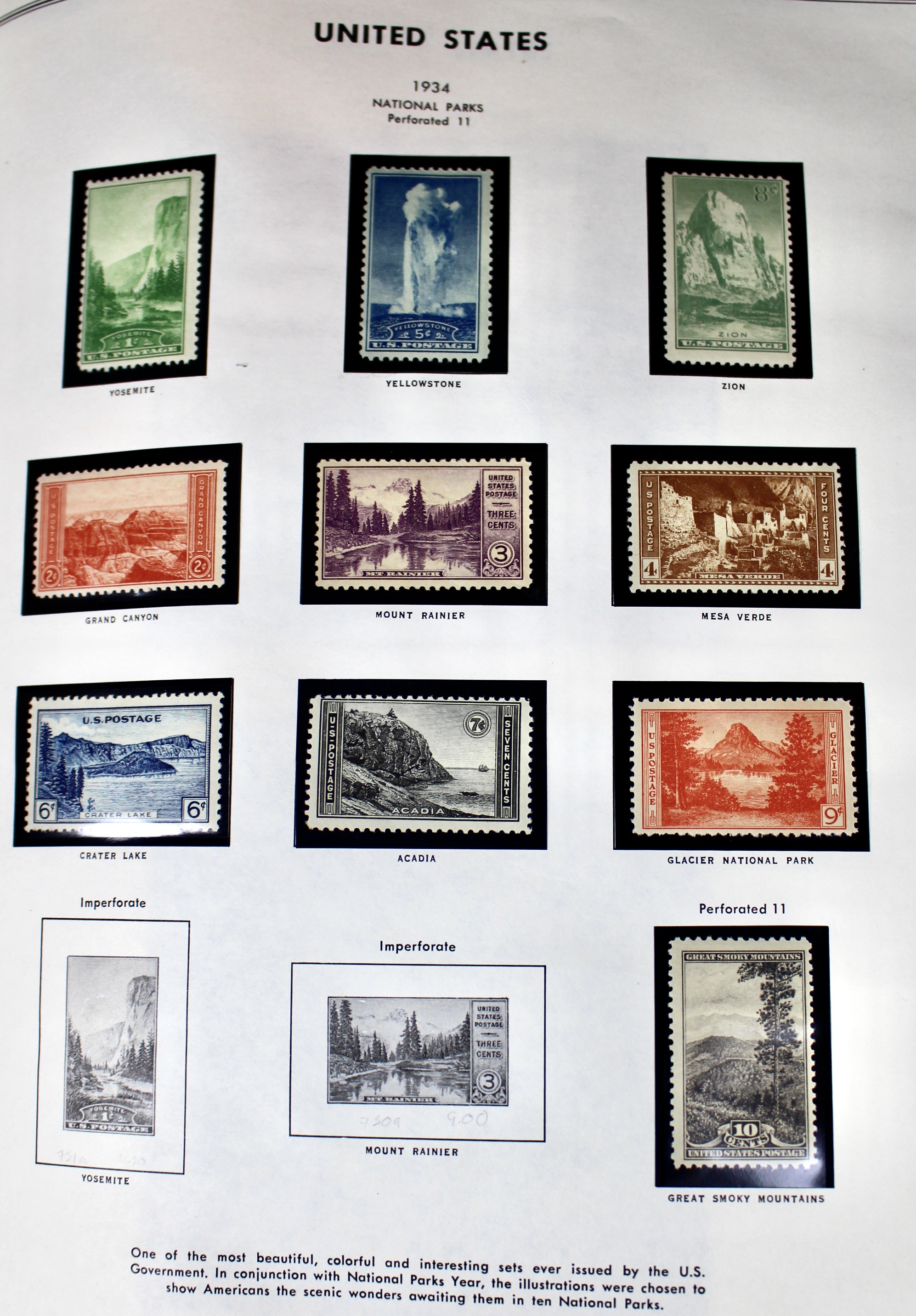 United States Liberty Stamp Album