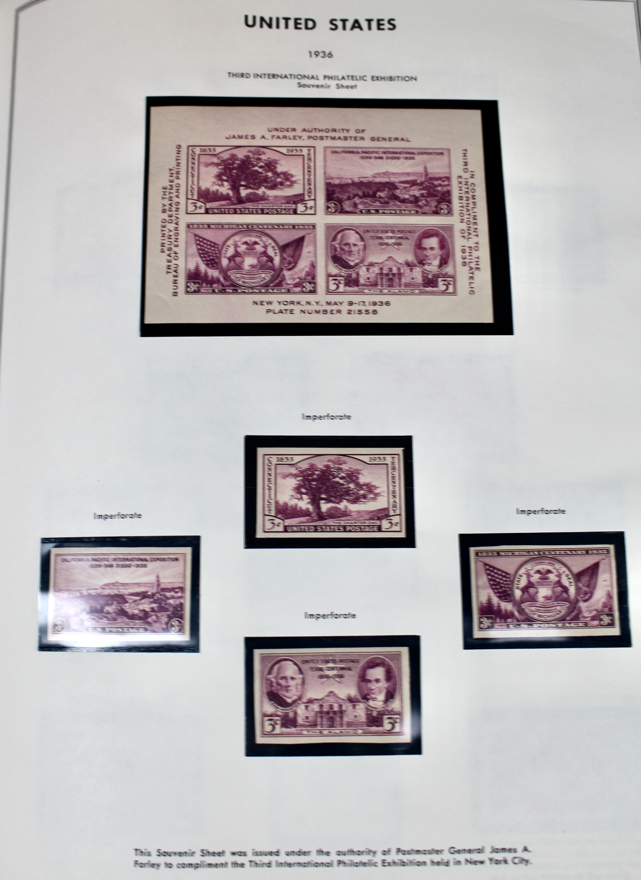 United States Liberty Stamp Album