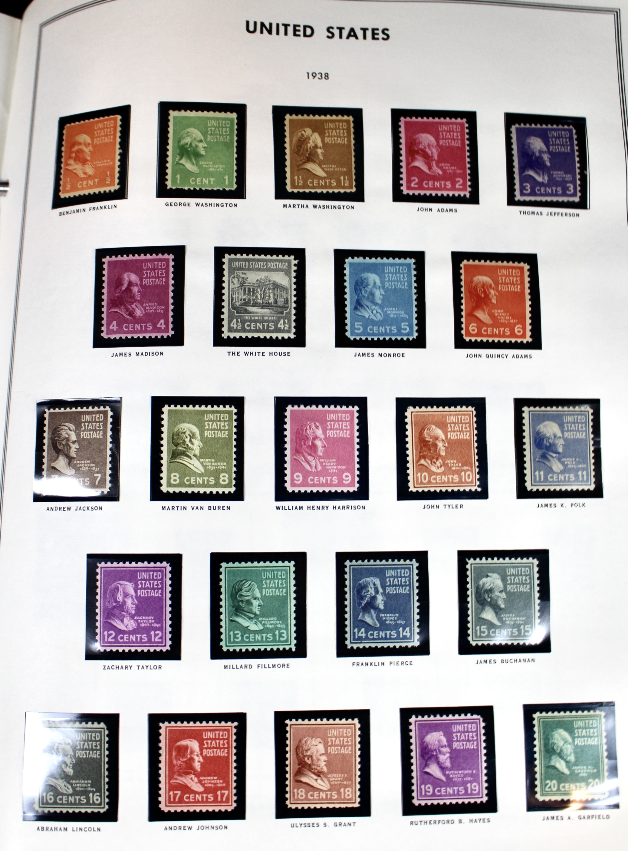 United States Liberty Stamp Album