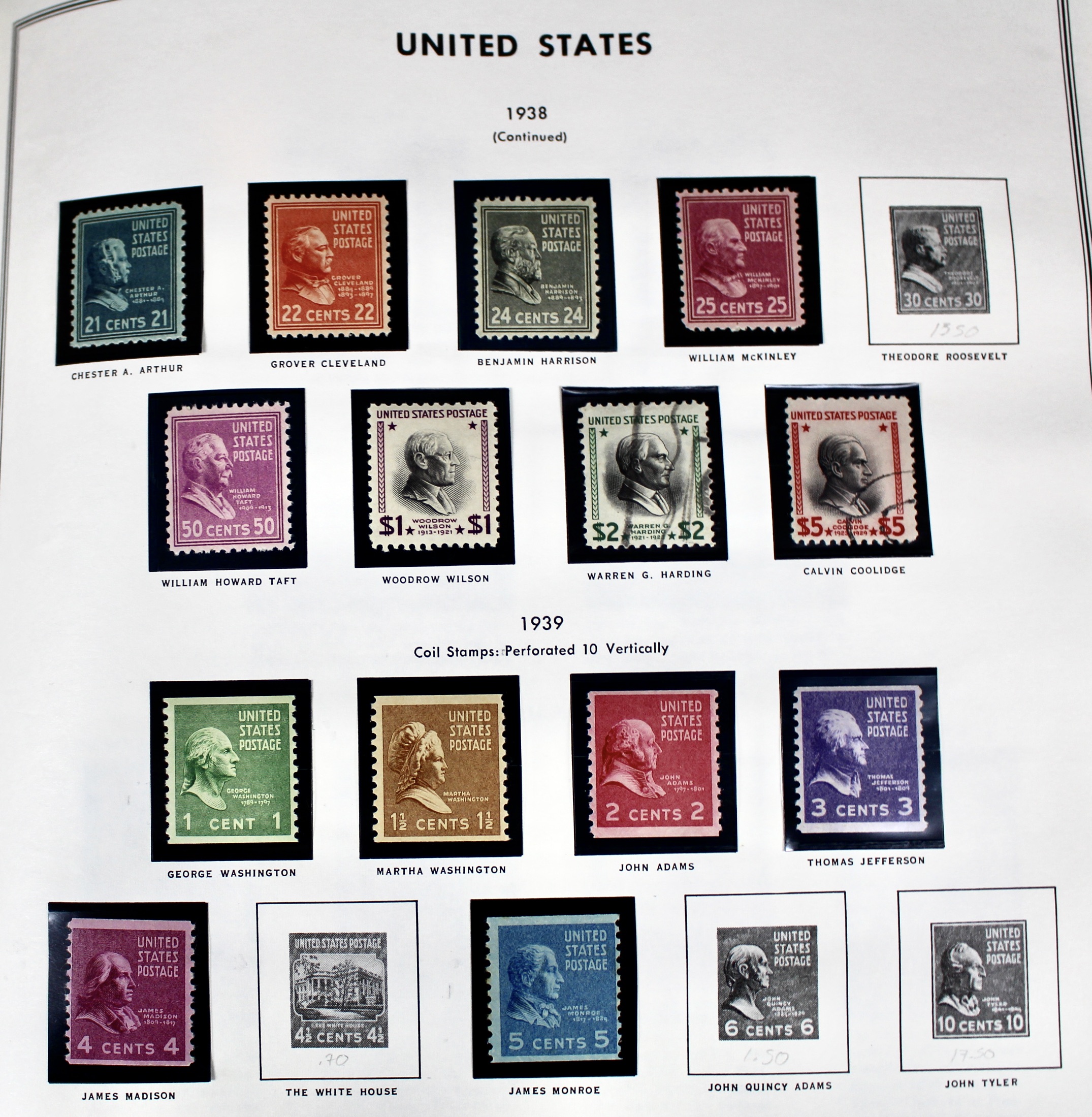 United States Liberty Stamp Album