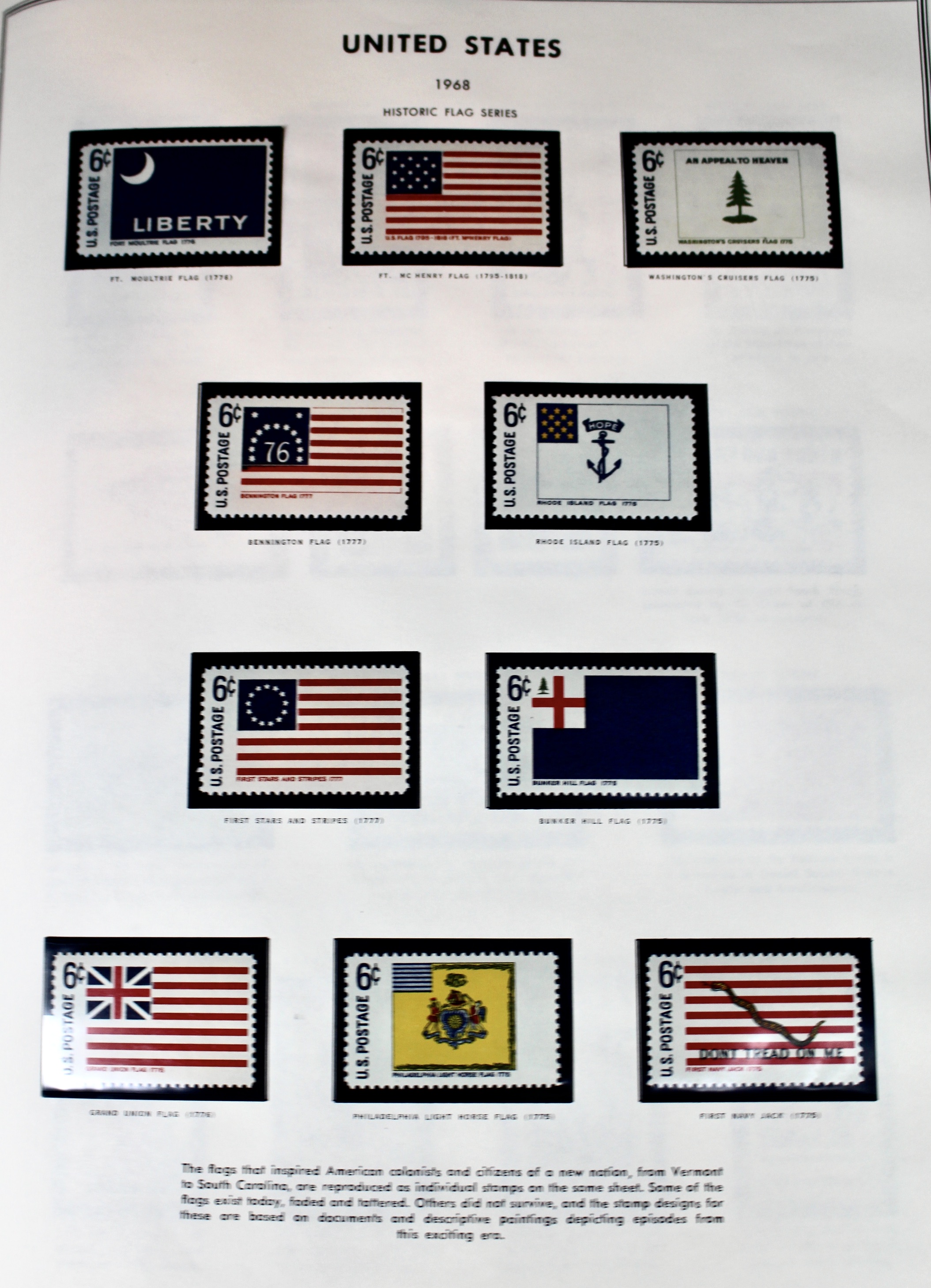United States Liberty Stamp Album