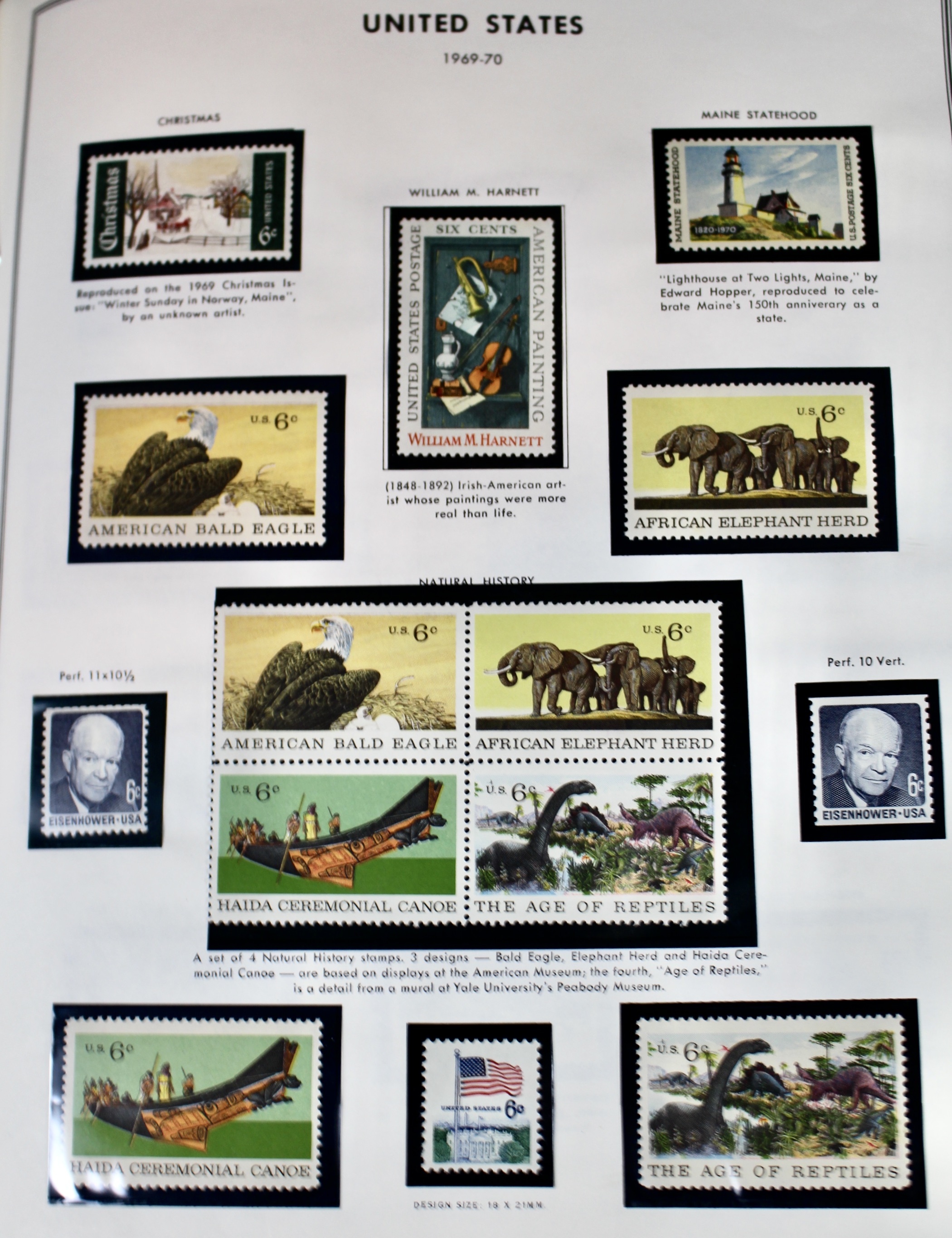 United States Liberty Stamp Album