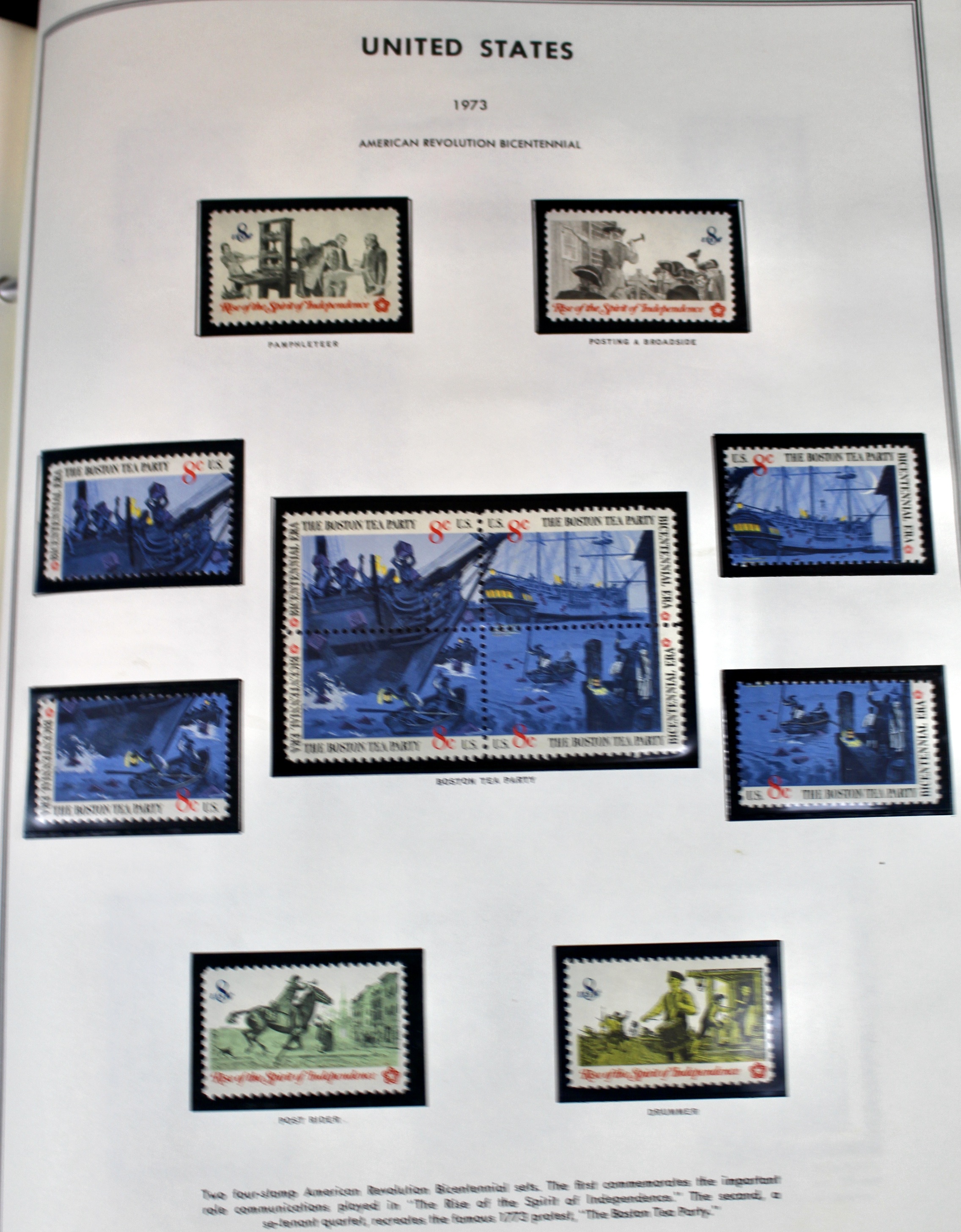 United States Liberty Stamp Album