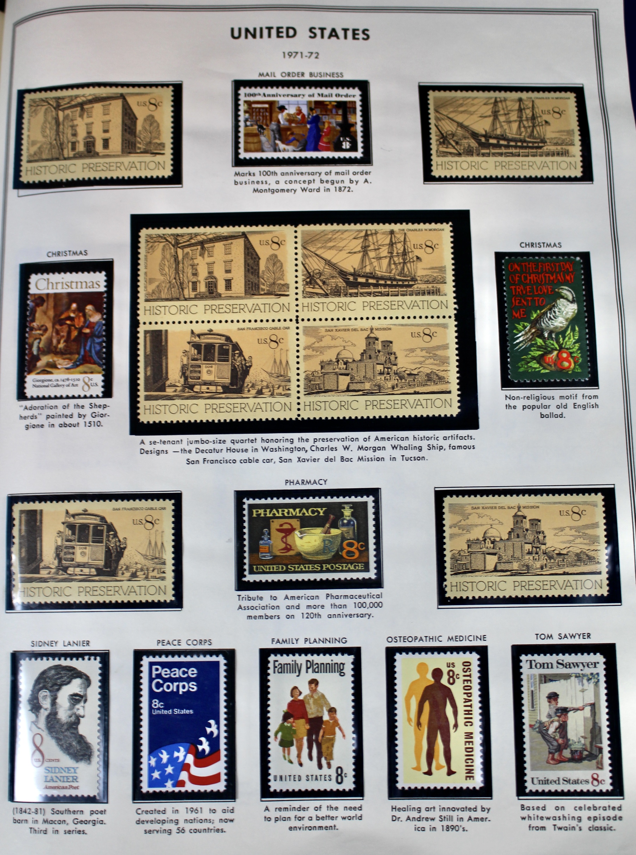 United States Liberty Stamp Album