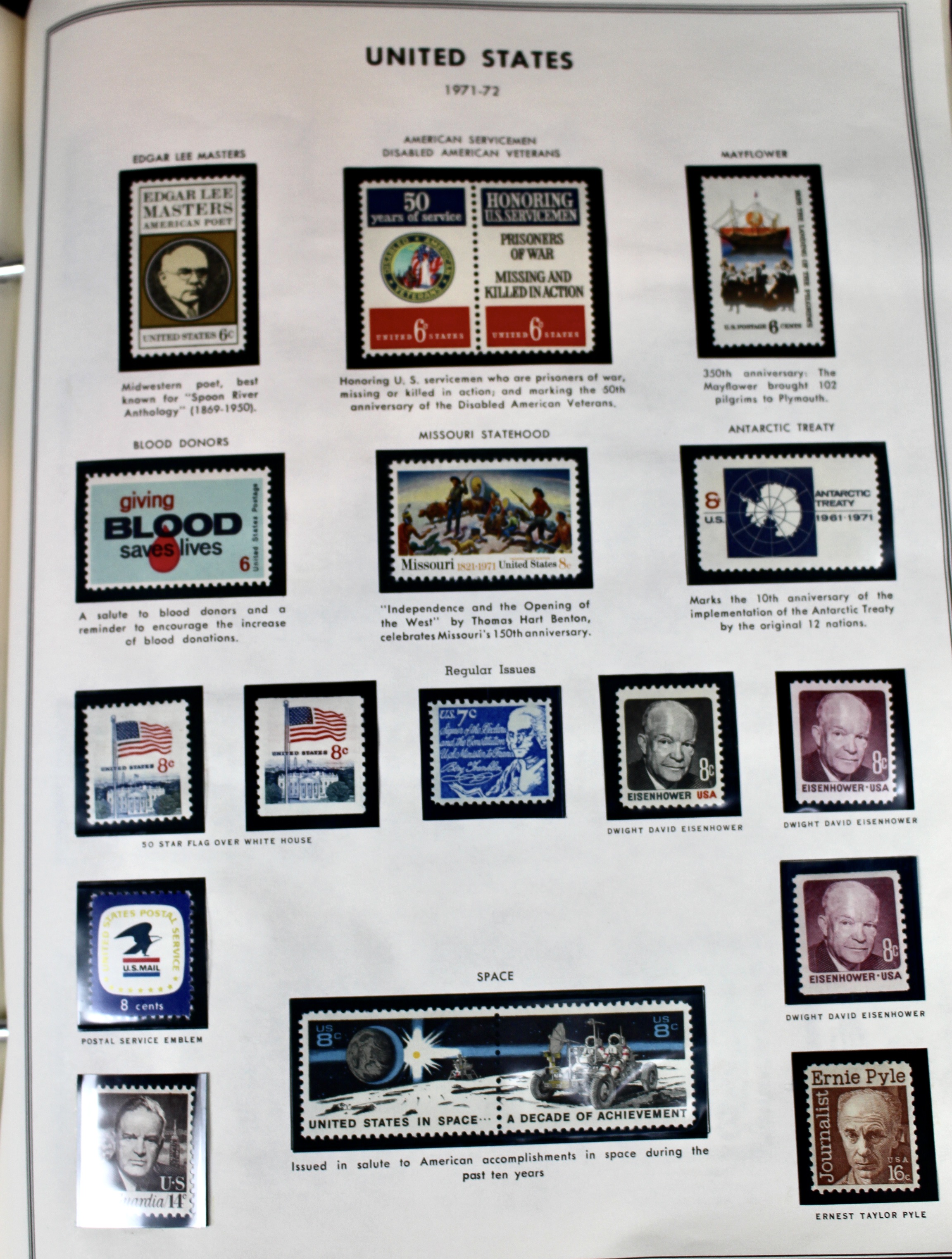 United States Liberty Stamp Album