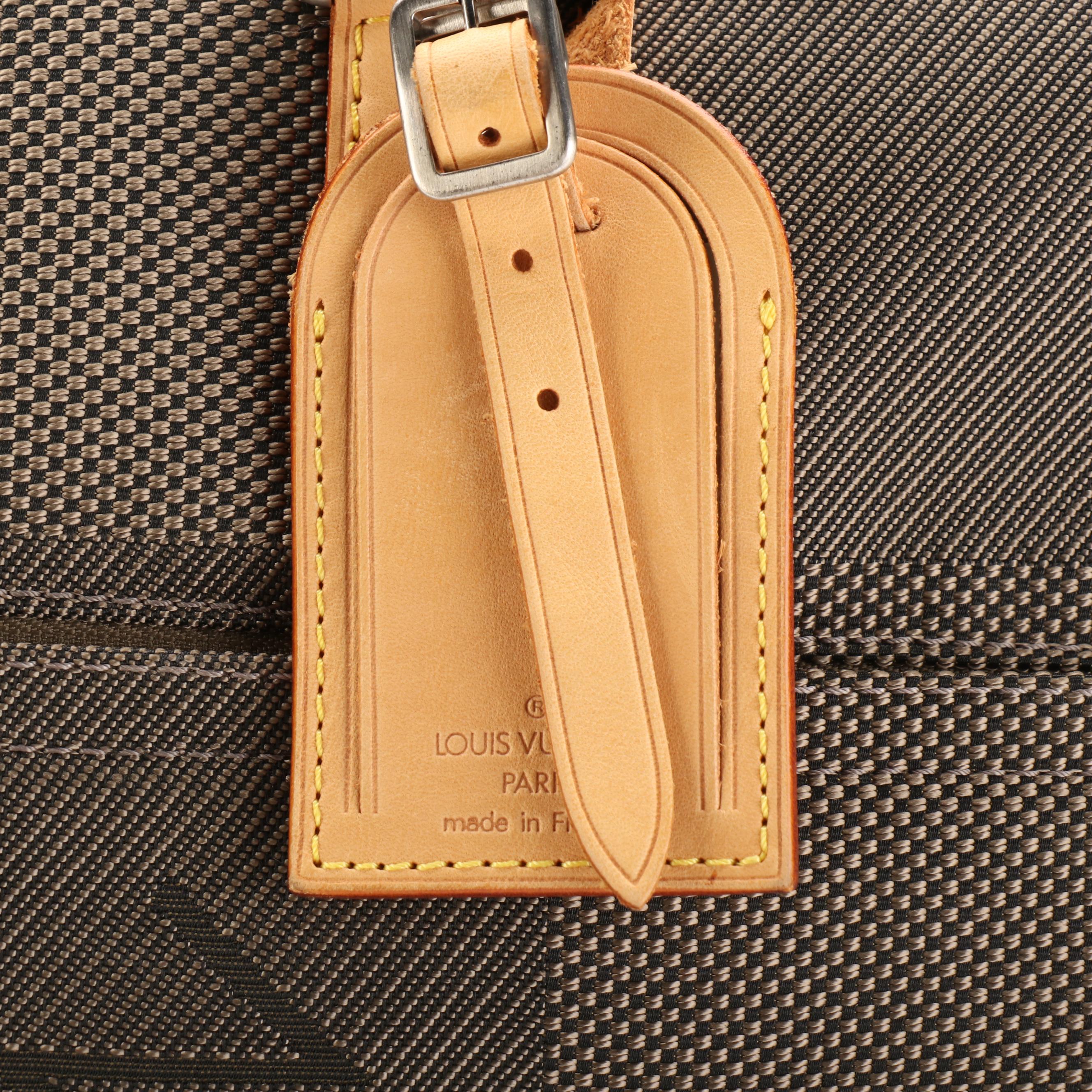 Louis Vuitton Albatros Duffel Bag in Damier Geant Jacquard Canvas and Leather