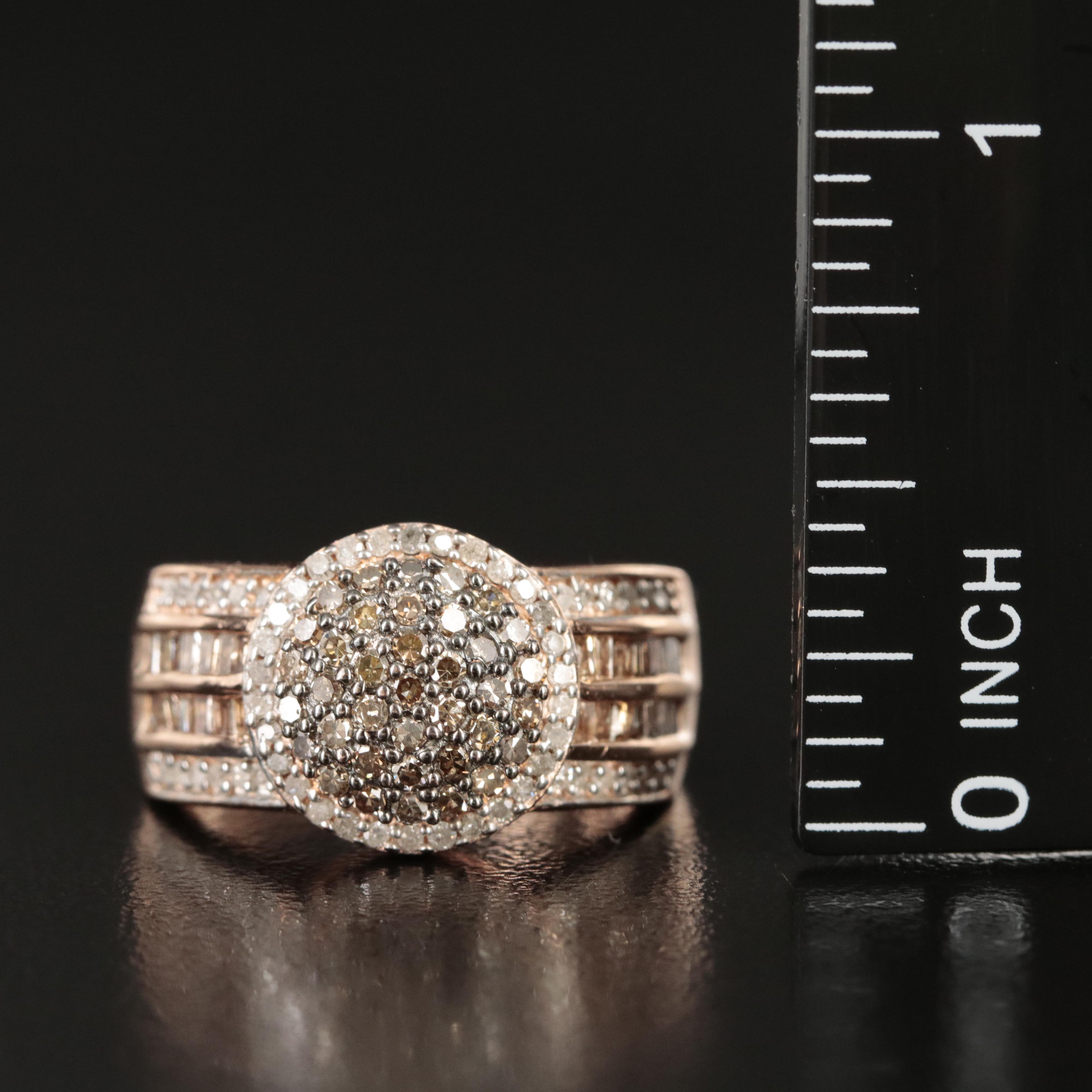 Sterling Diamond Ring