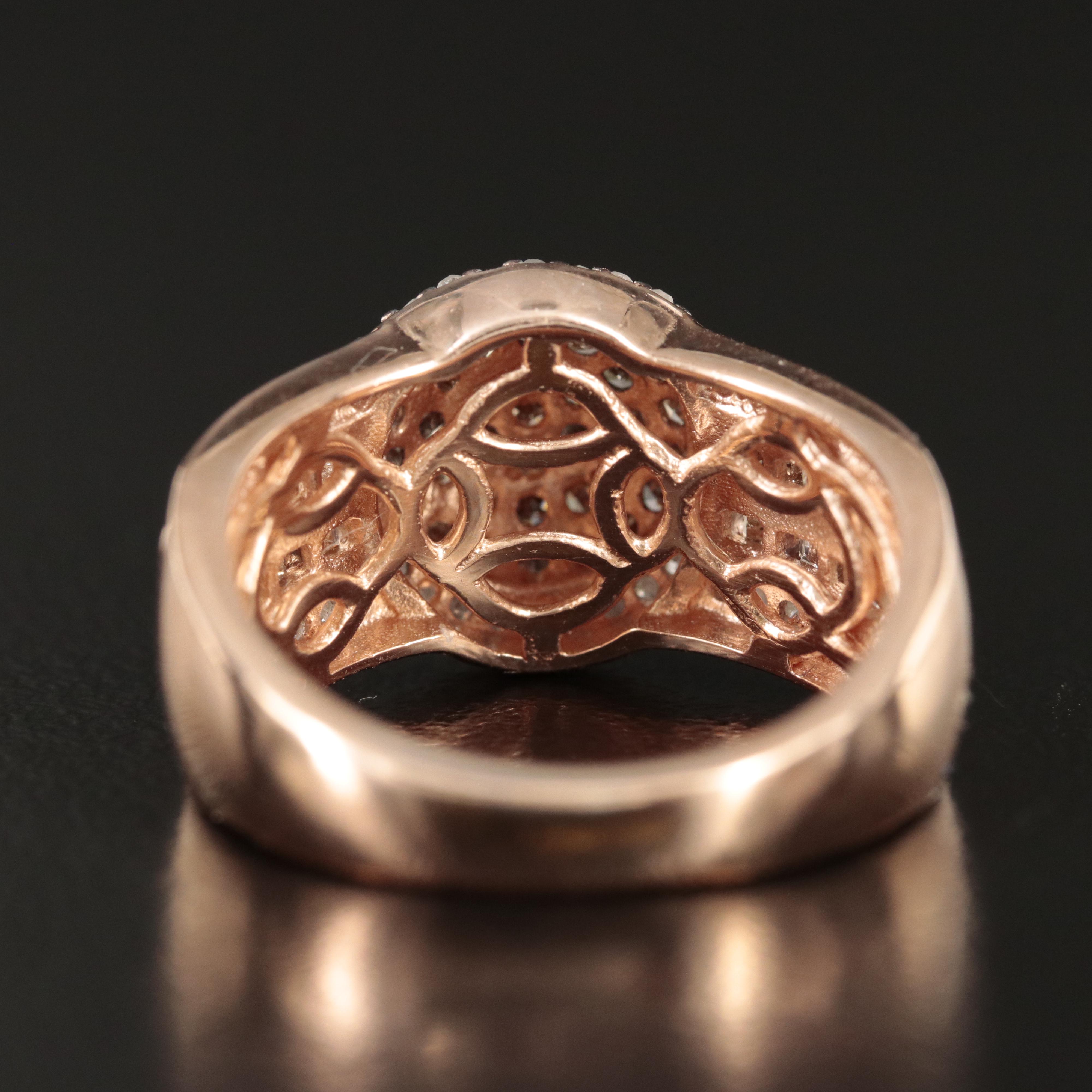 Sterling Diamond Ring