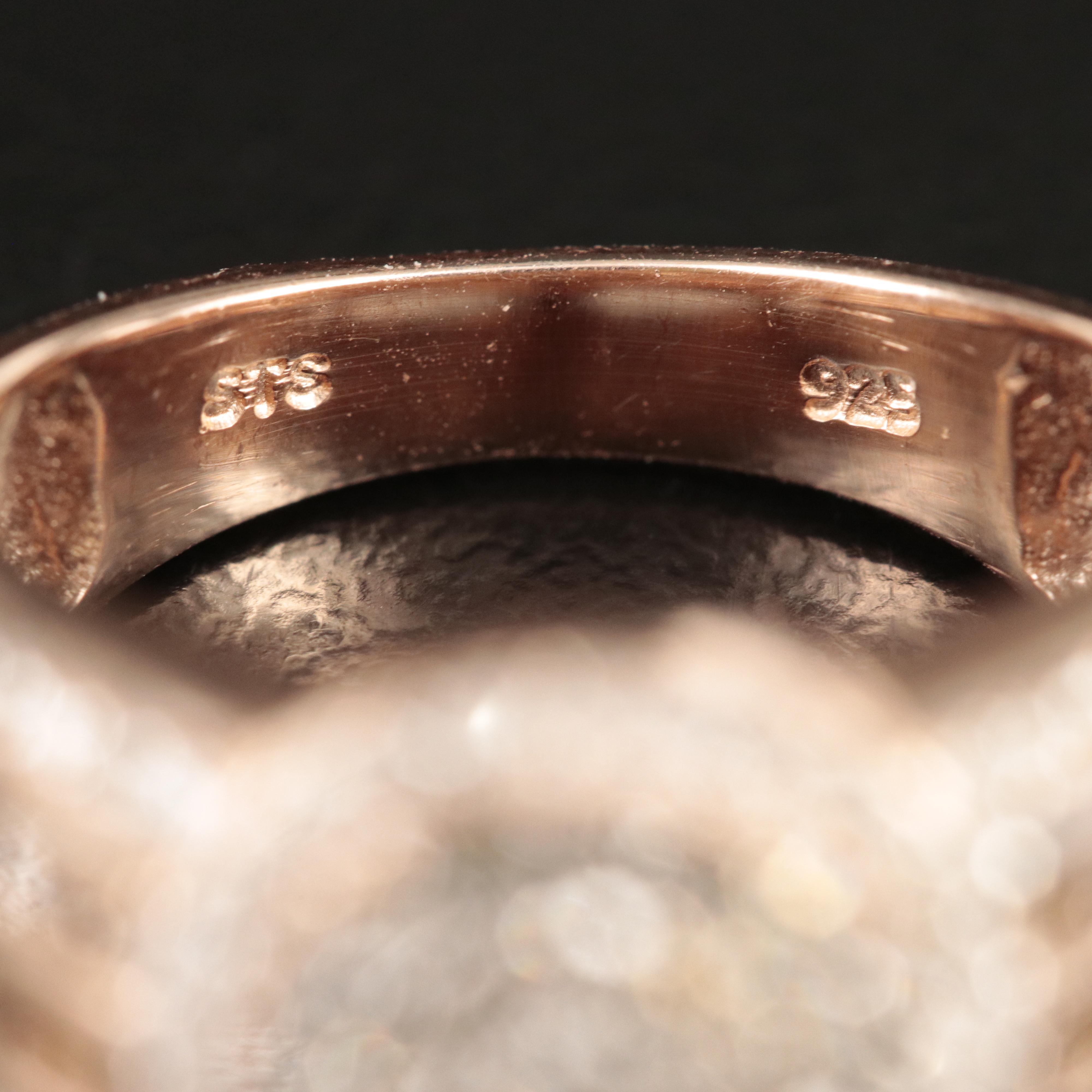 Sterling Diamond Ring