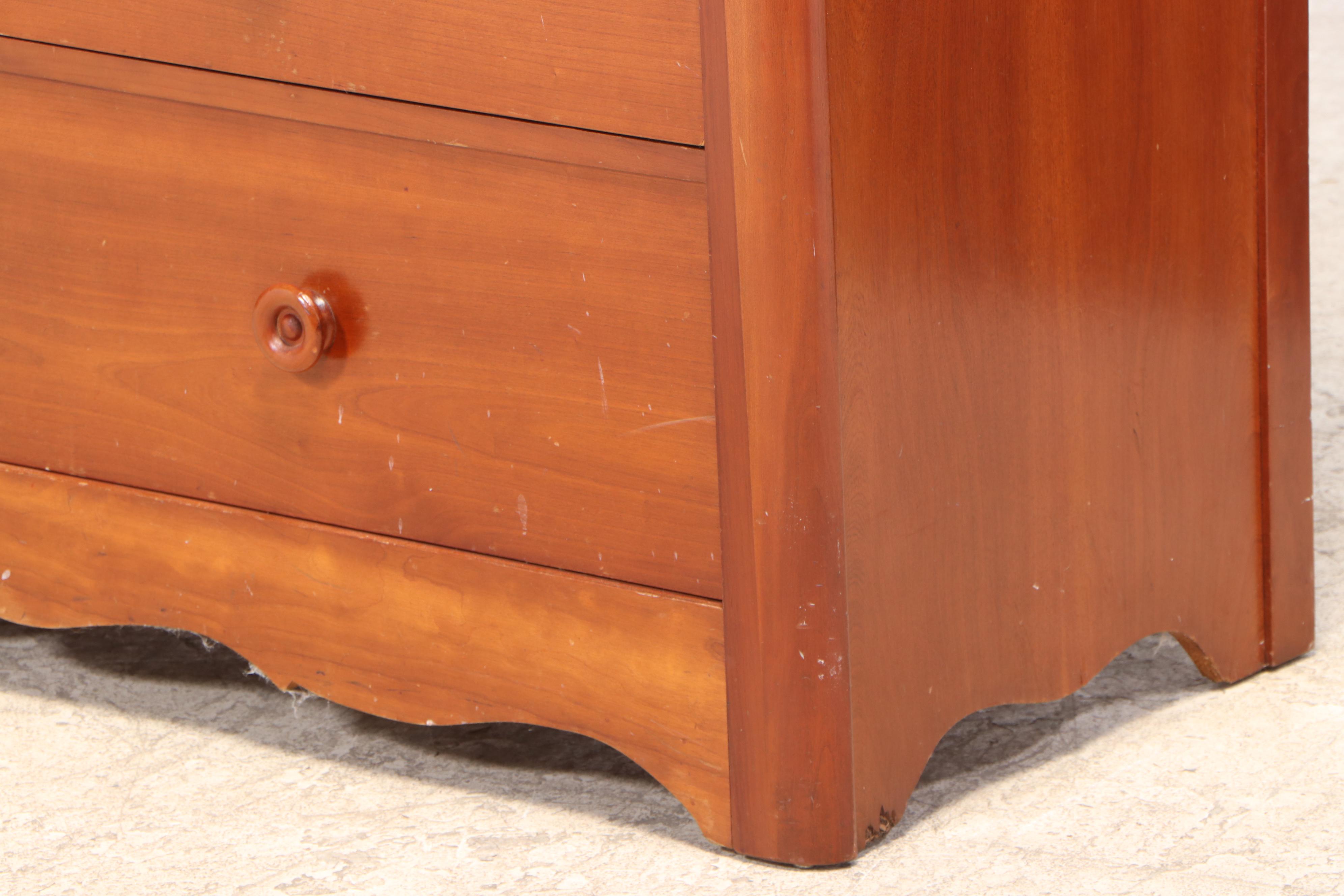Cavalier Late Federal Style Cherrywood Dresser, Mid-20th Century