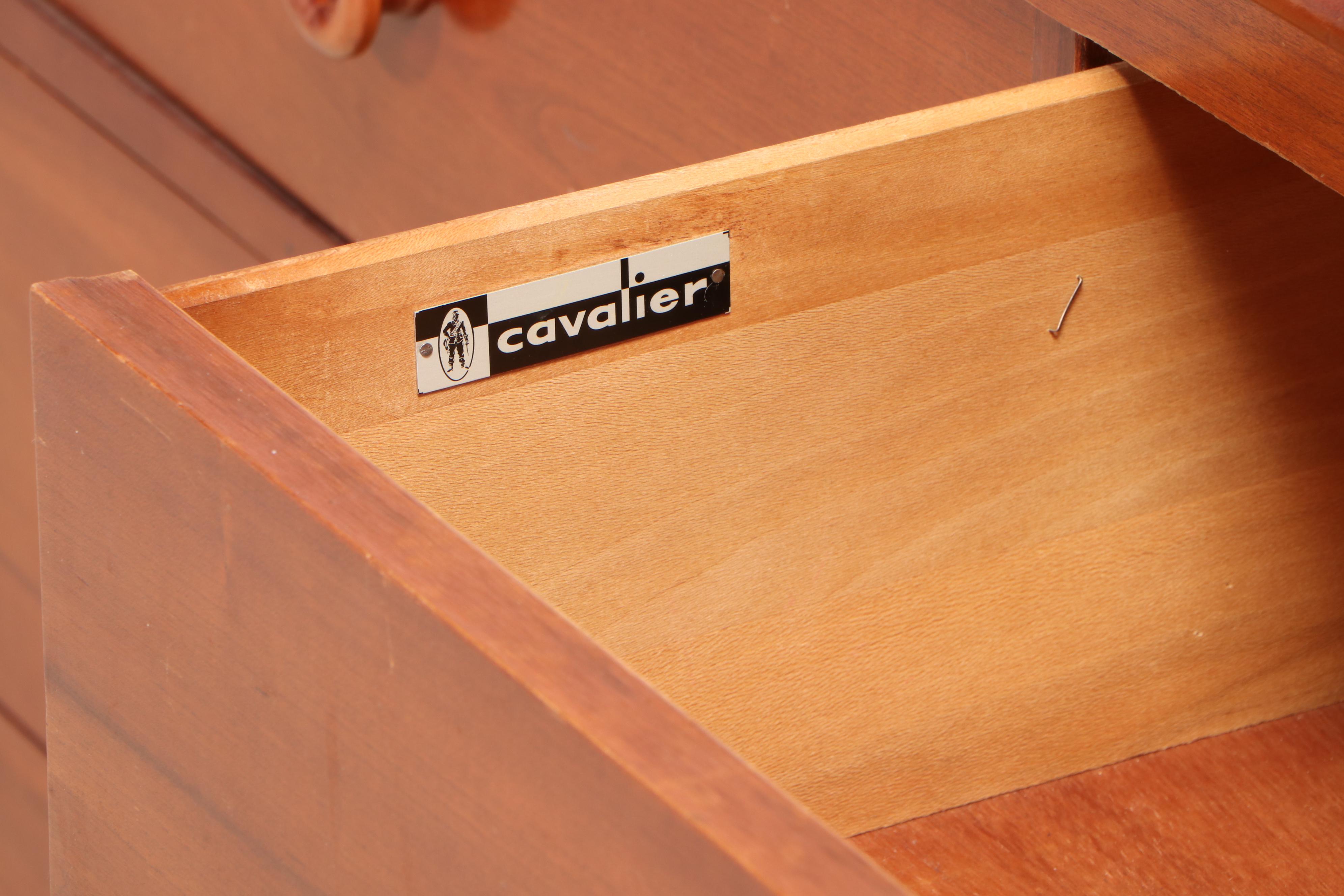 Cavalier Late Federal Style Cherrywood Dresser, Mid-20th Century