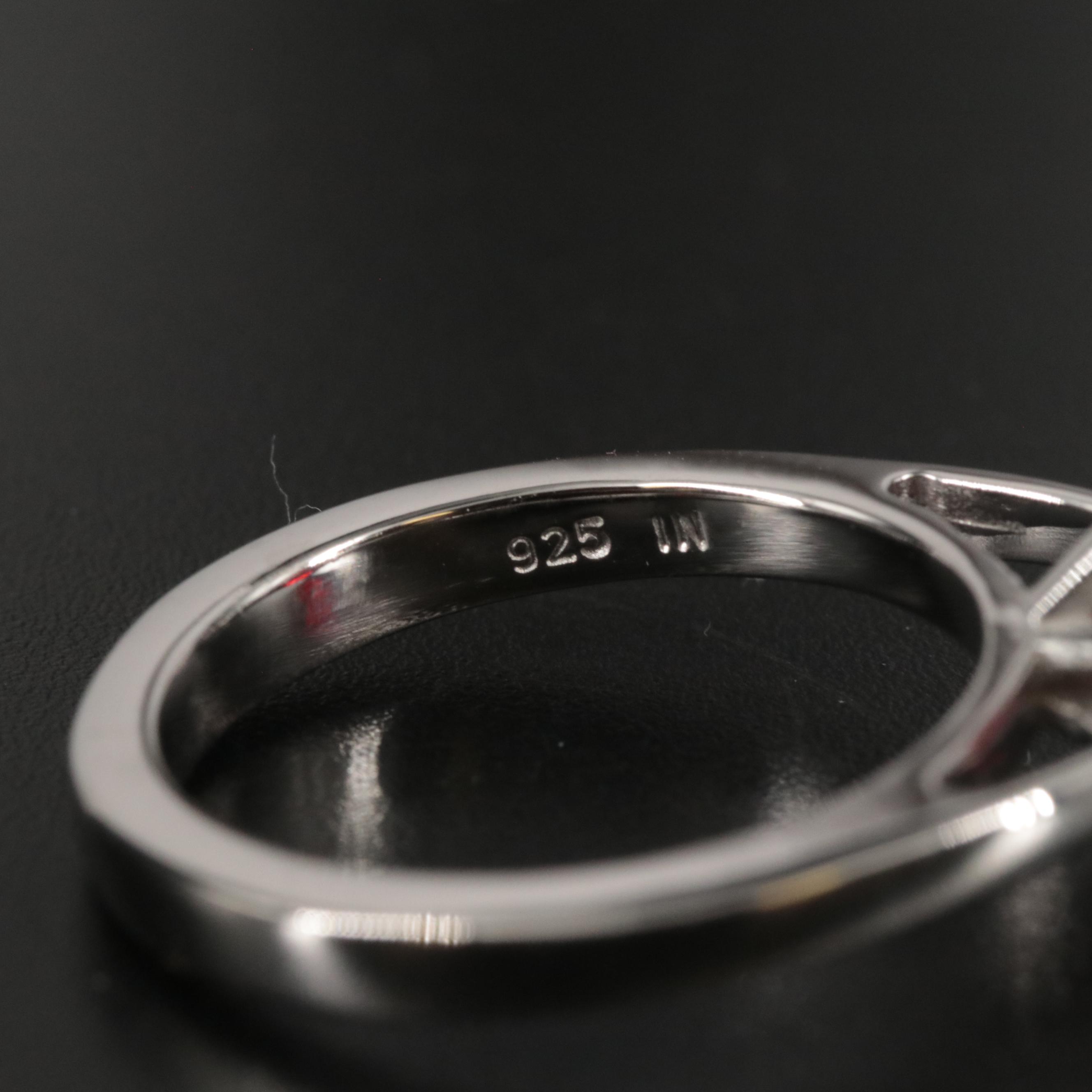 Sterling Garnet Ring