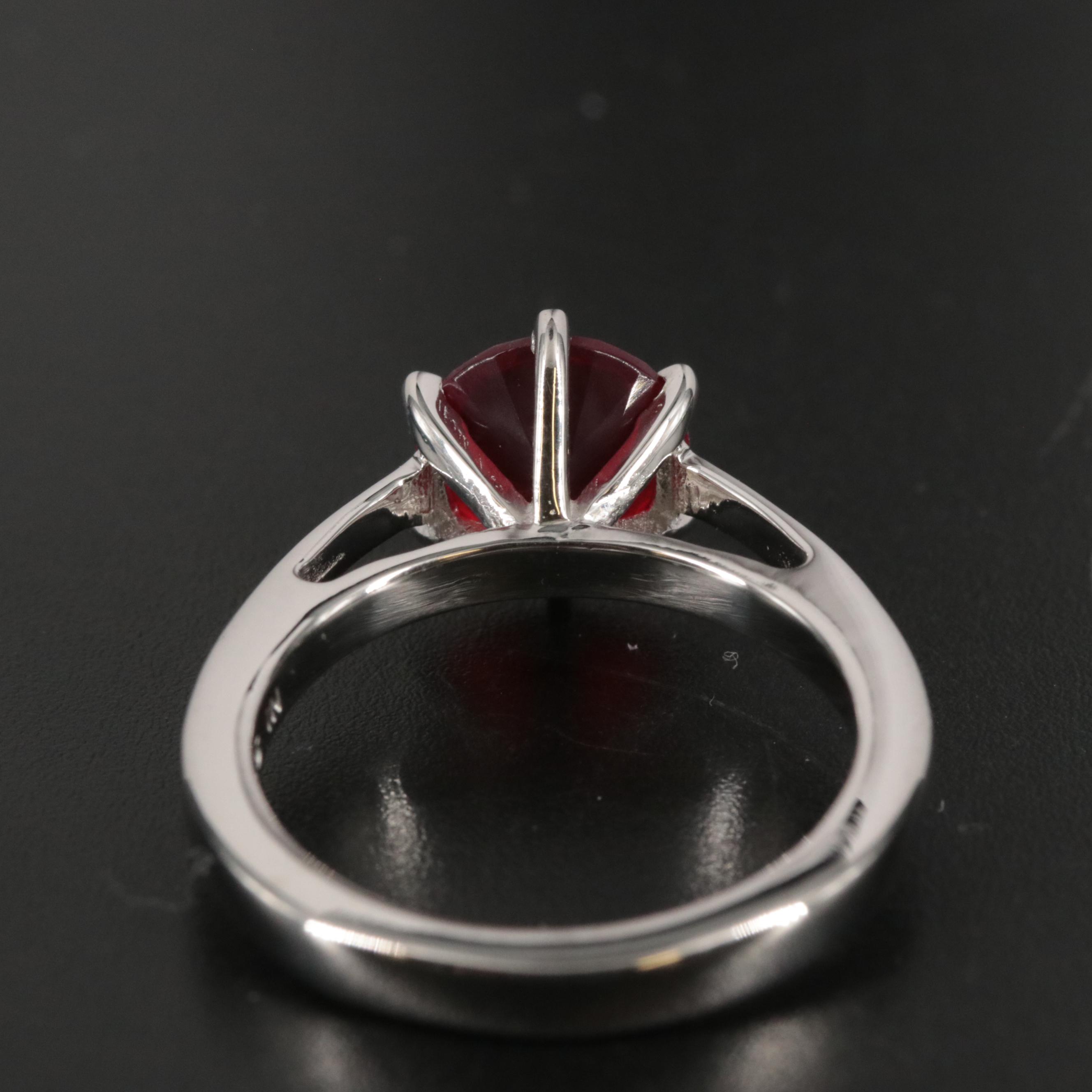 Sterling Garnet Ring
