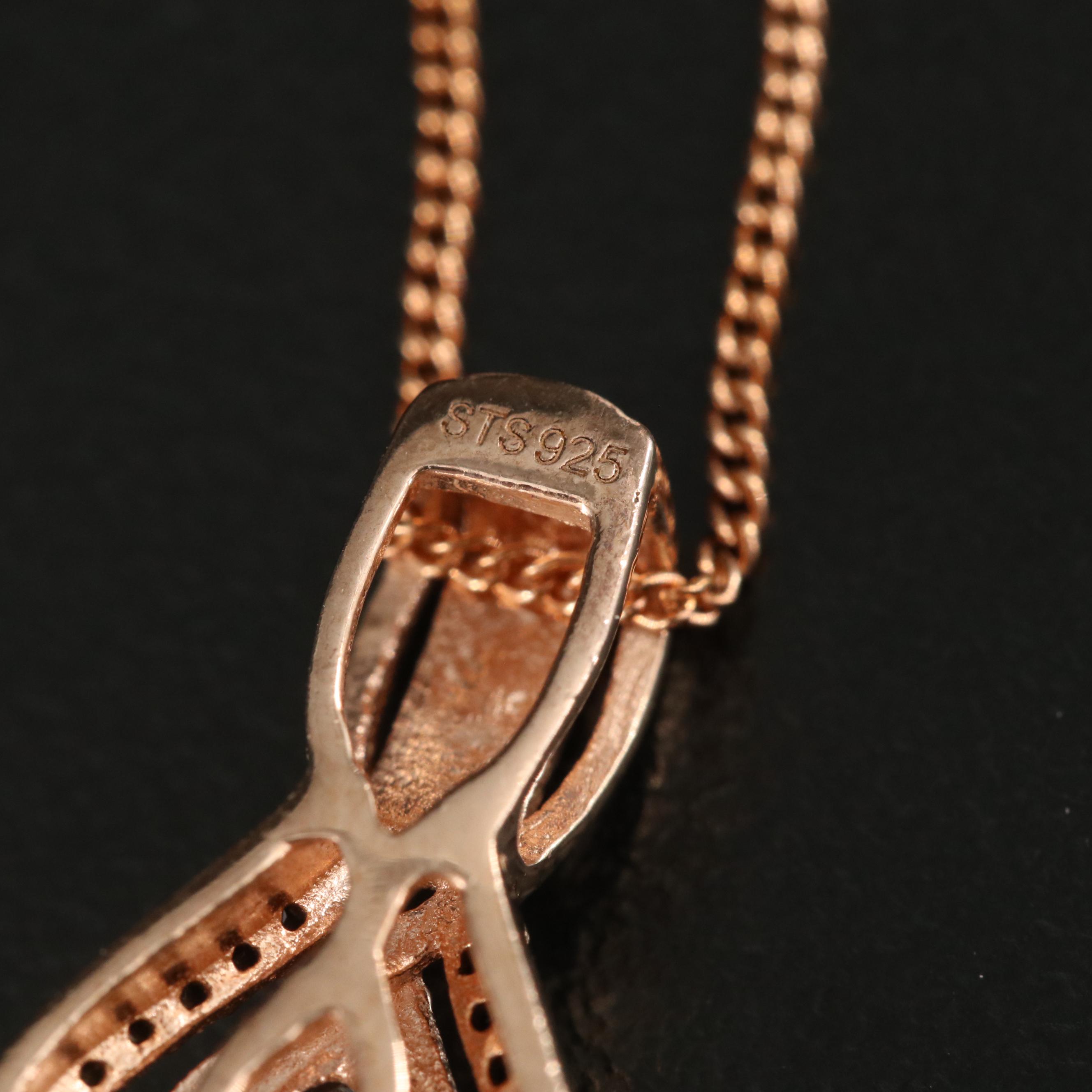 Sterling Pairs of Earrings and Pendant Necklaces Including Morganite and Zircon