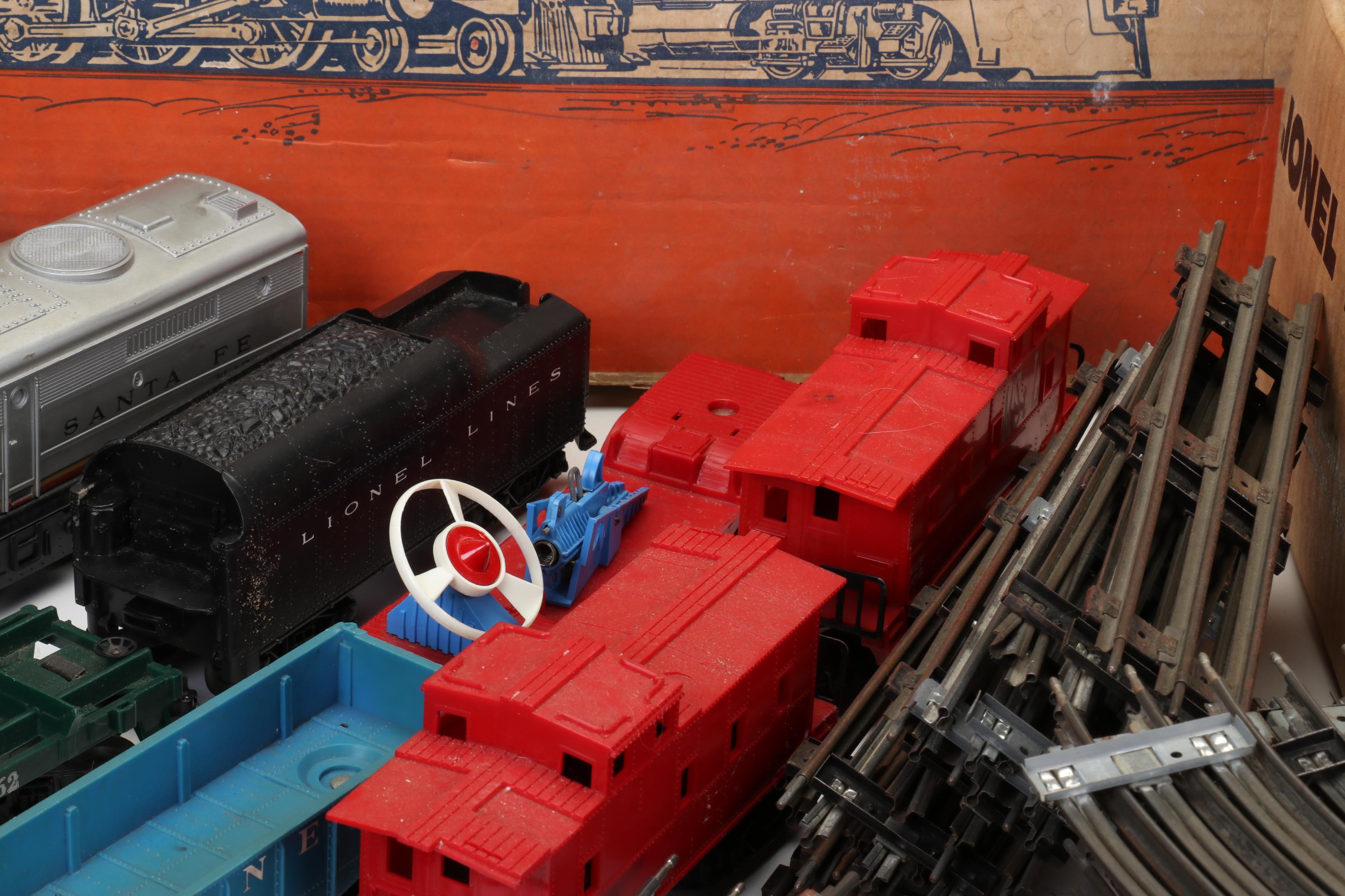 Lionel O-Scale Train Set with Diesel and Steam Locomotives, Late 20th Century