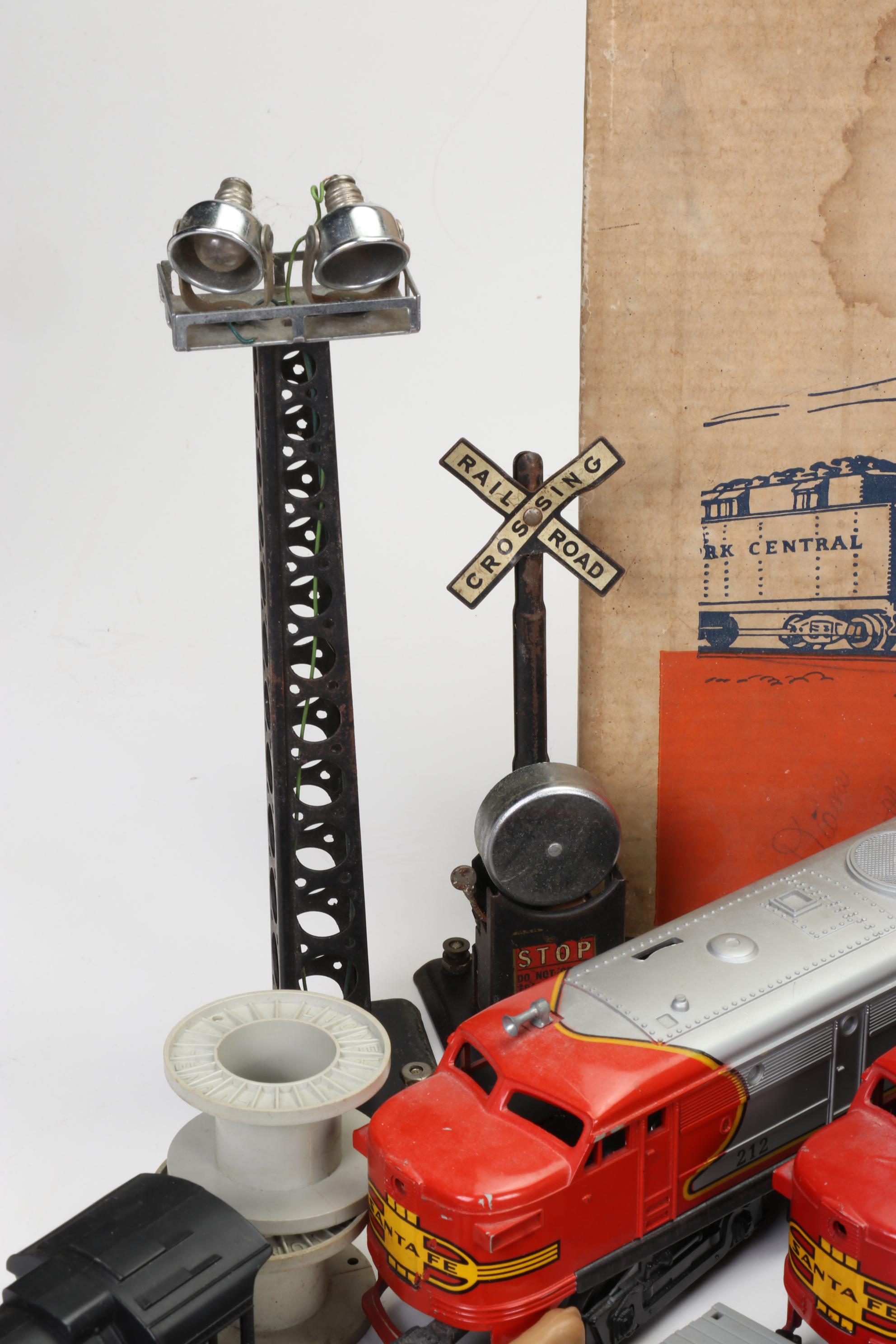 Lionel O-Scale Train Set with Diesel and Steam Locomotives, Late 20th Century