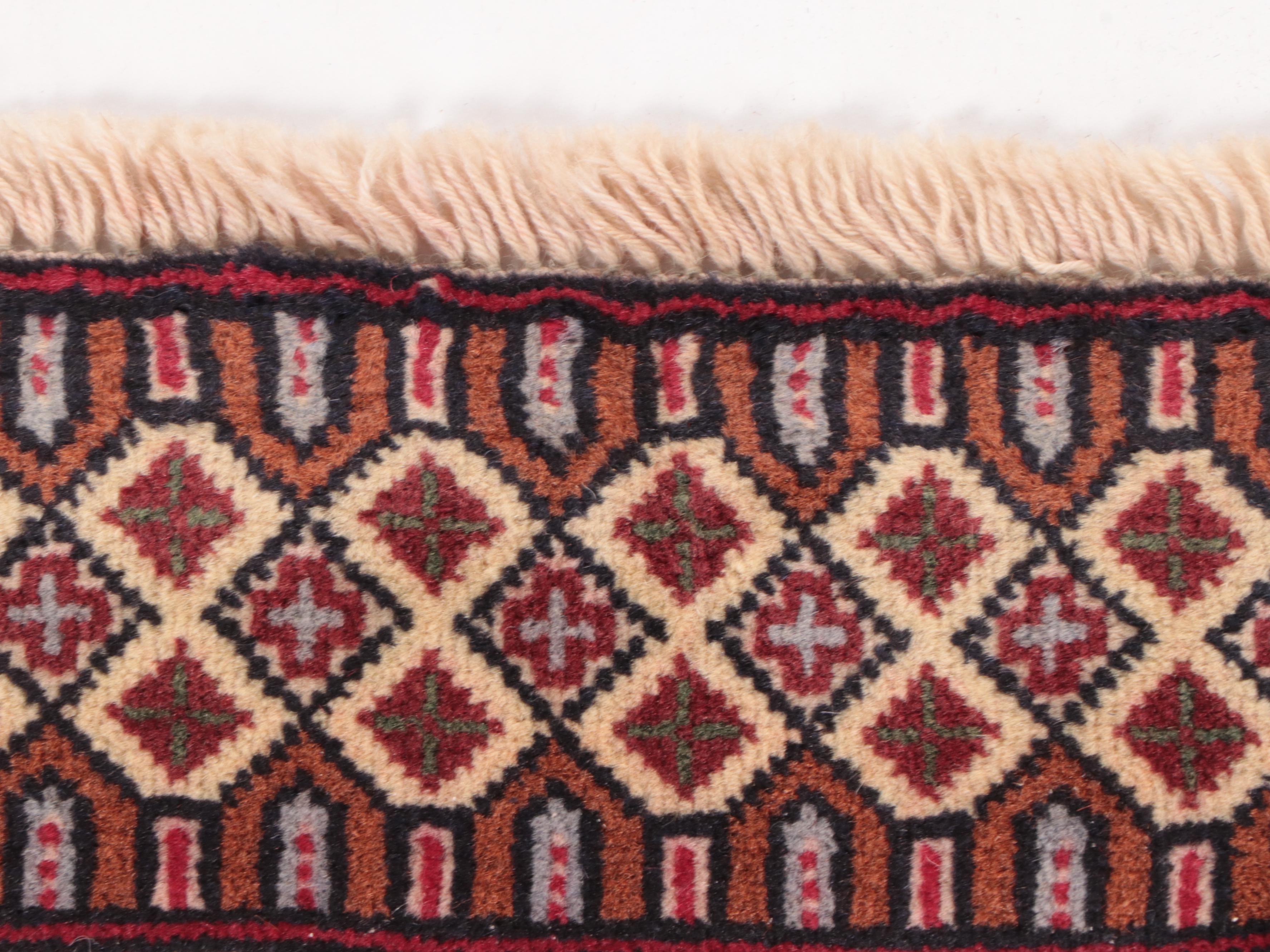 3'4 x 6'6 Hand-Knotted Pakistani Kazak Area Rug