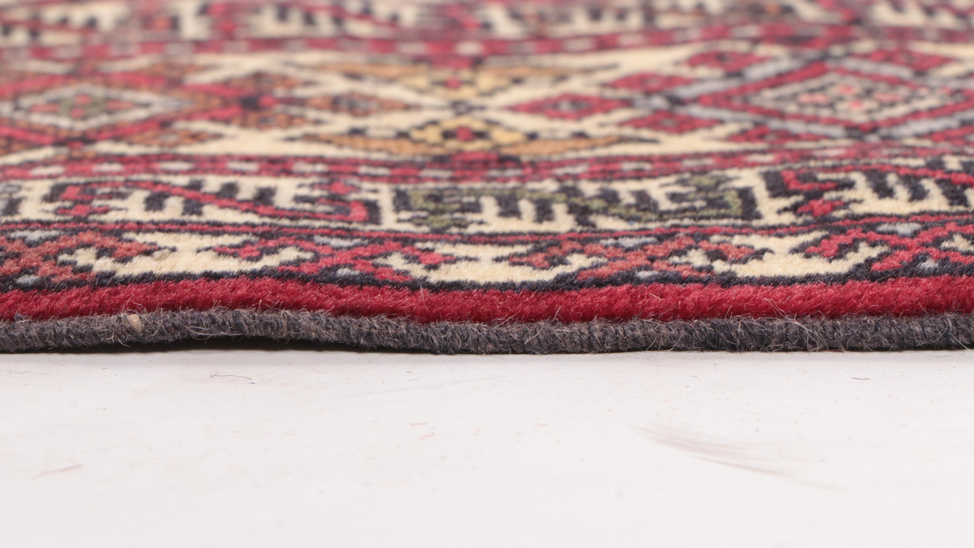 3'4 x 6'6 Hand-Knotted Pakistani Kazak Area Rug