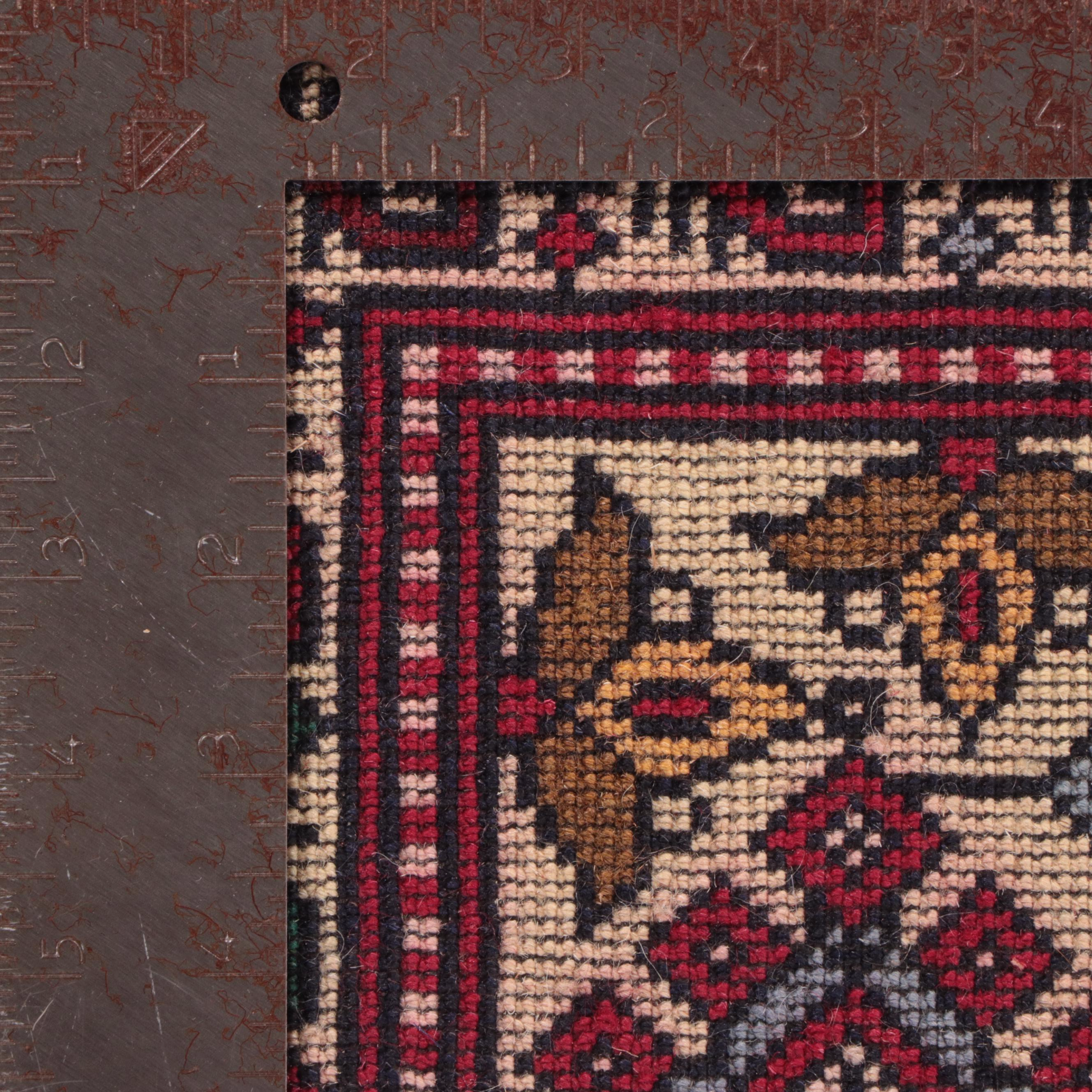 3'4 x 6'6 Hand-Knotted Pakistani Kazak Area Rug