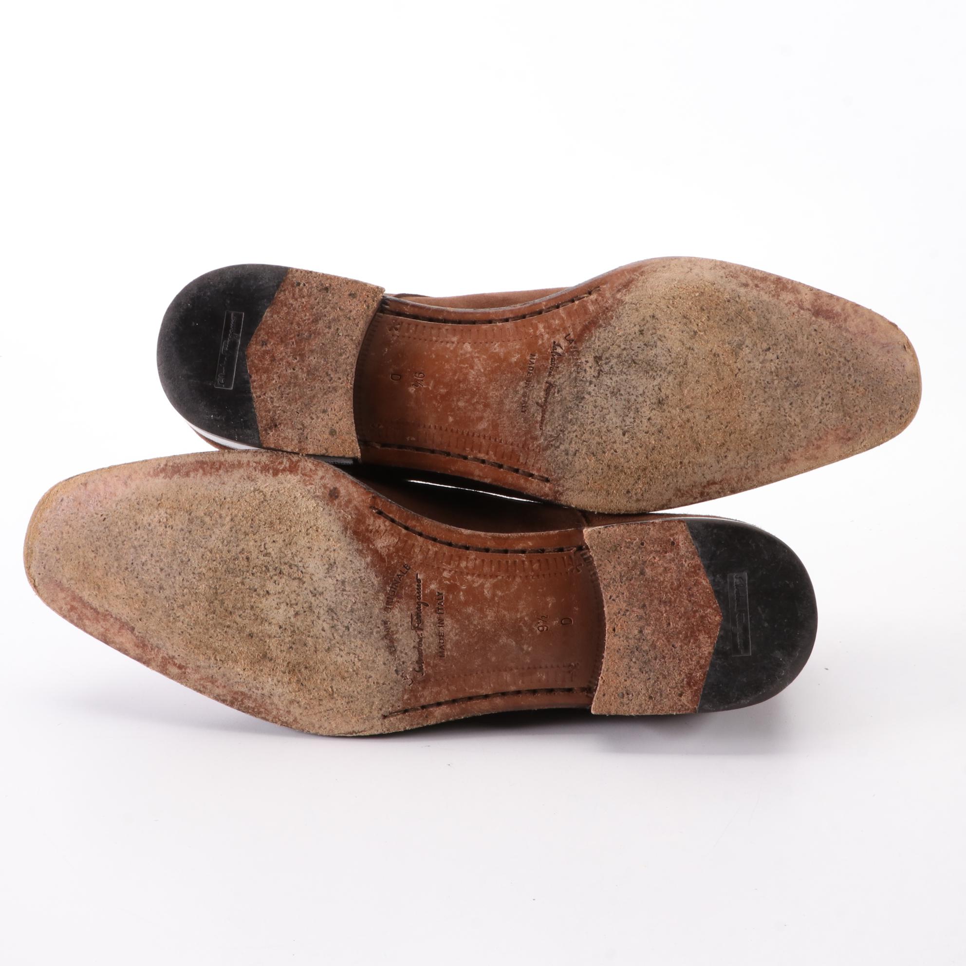 Salvatore Ferragamo Vara Driver and Derby Shoes with Donald J Pliner Loafers