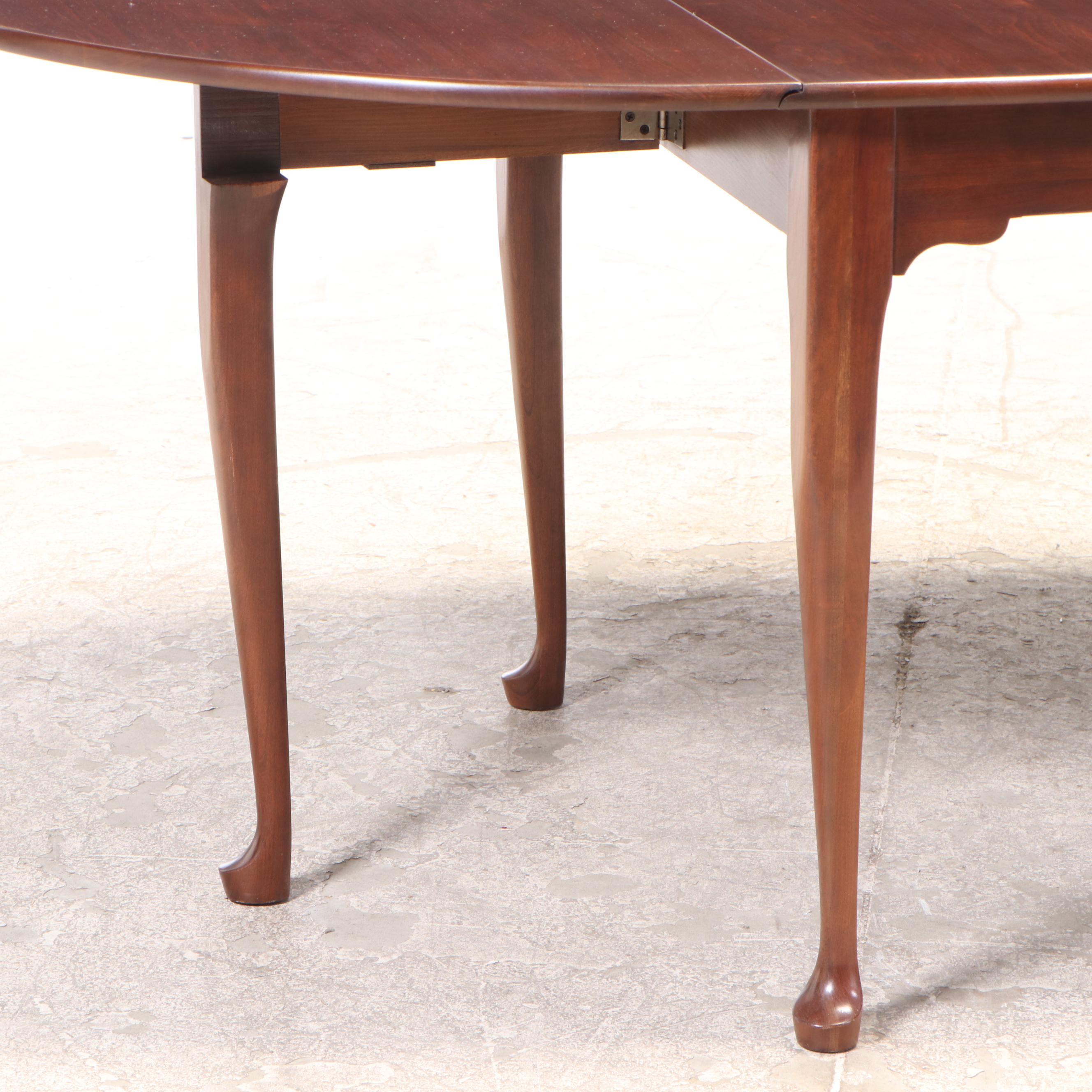 Seven-Piece Queen Anne Style Cherrywood Dining Set, Incl. Pennsylvania House