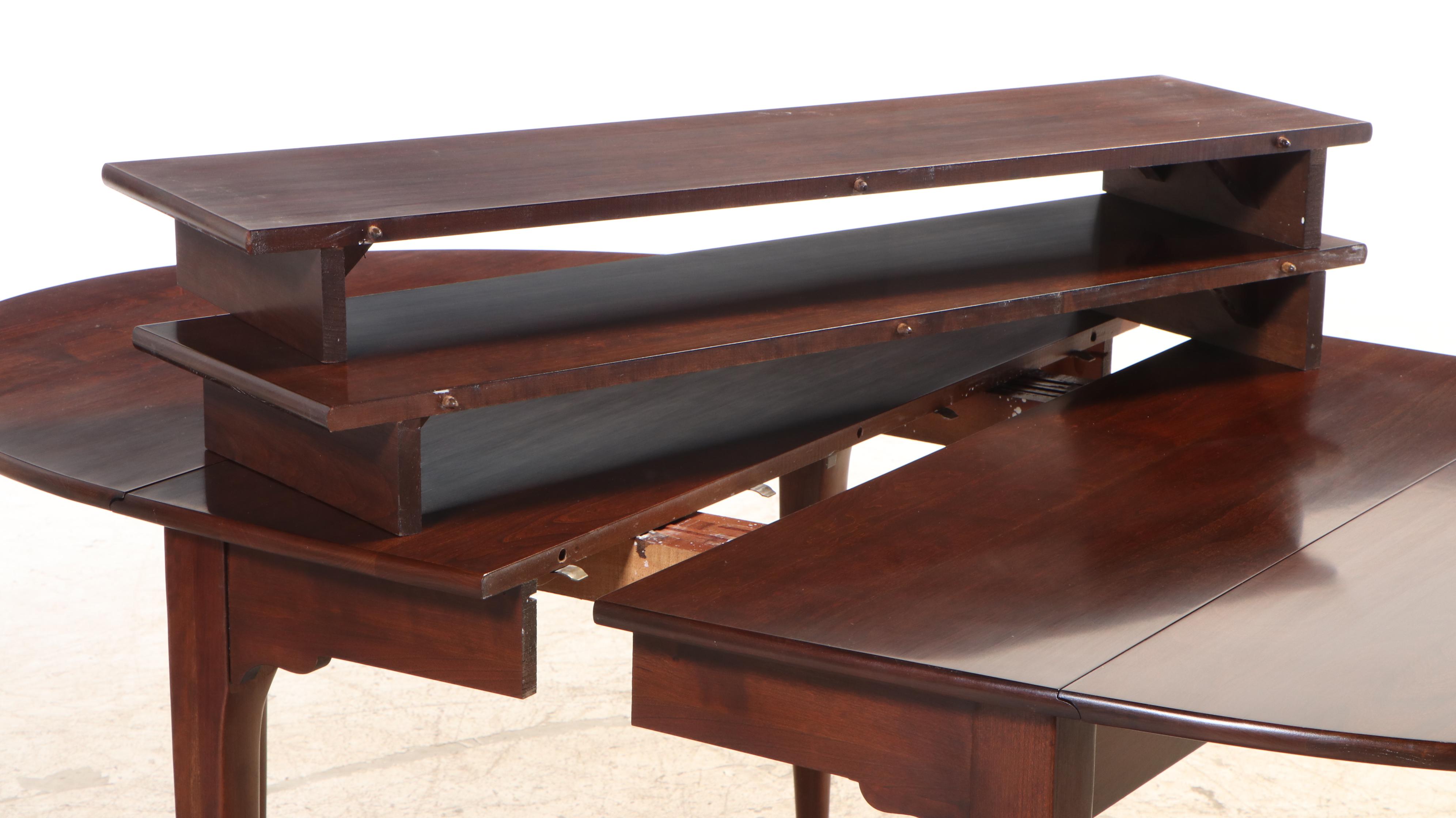 Seven-Piece Queen Anne Style Cherrywood Dining Set, Incl. Pennsylvania House