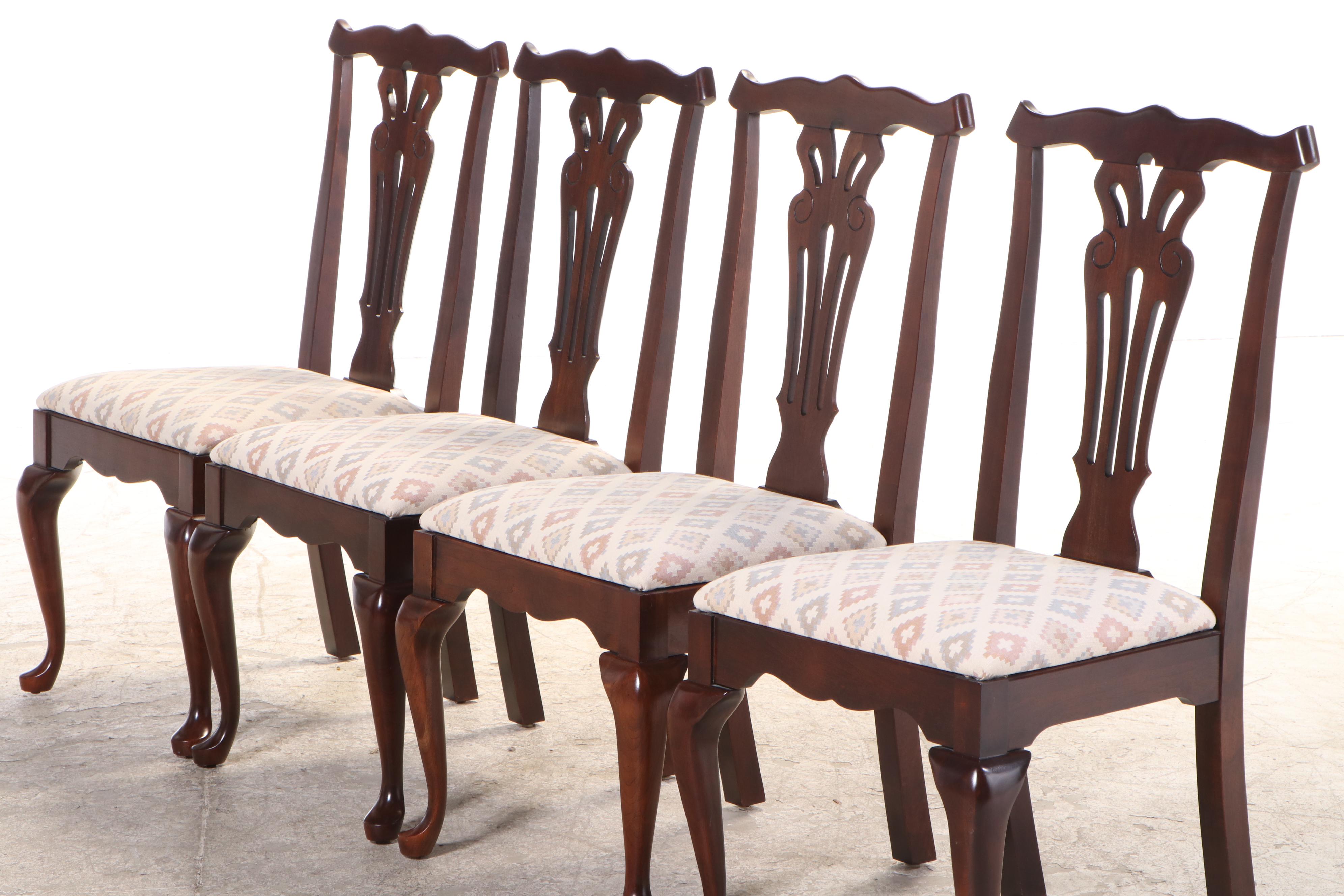 Seven-Piece Queen Anne Style Cherrywood Dining Set, Incl. Pennsylvania House