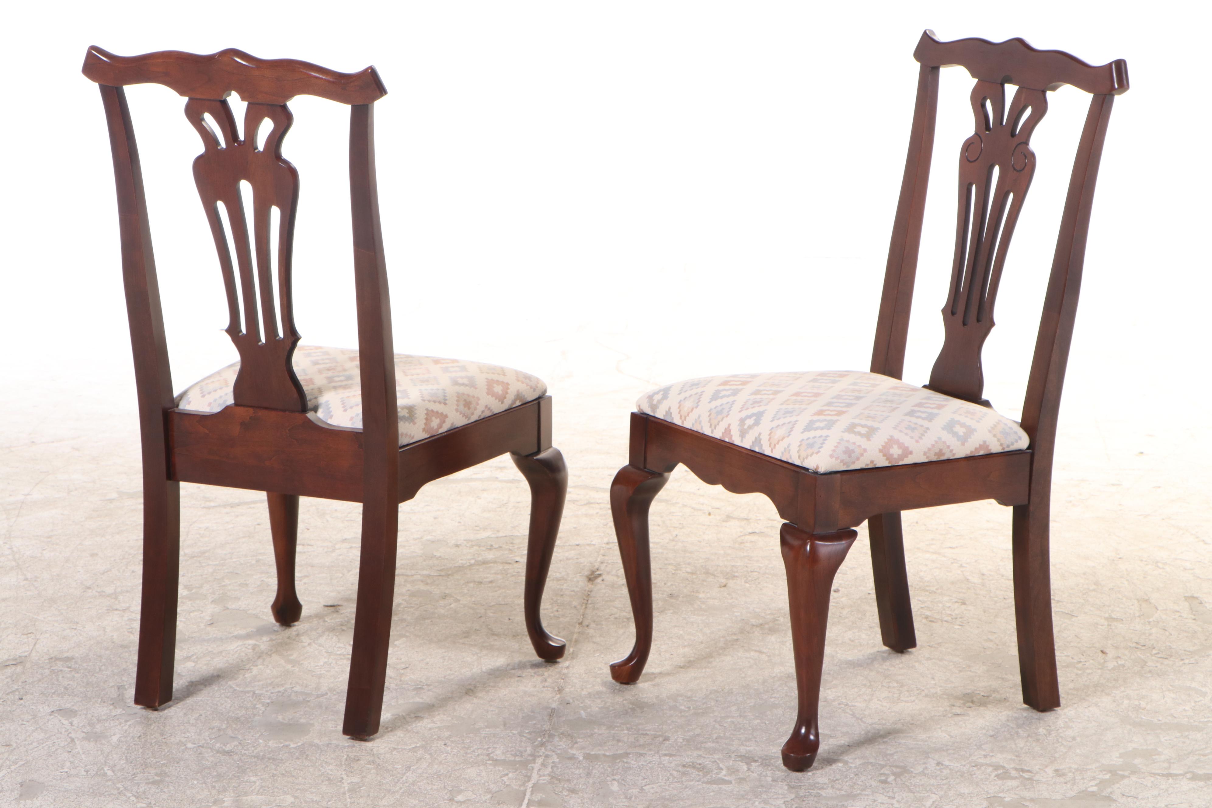 Seven-Piece Queen Anne Style Cherrywood Dining Set, Incl. Pennsylvania House