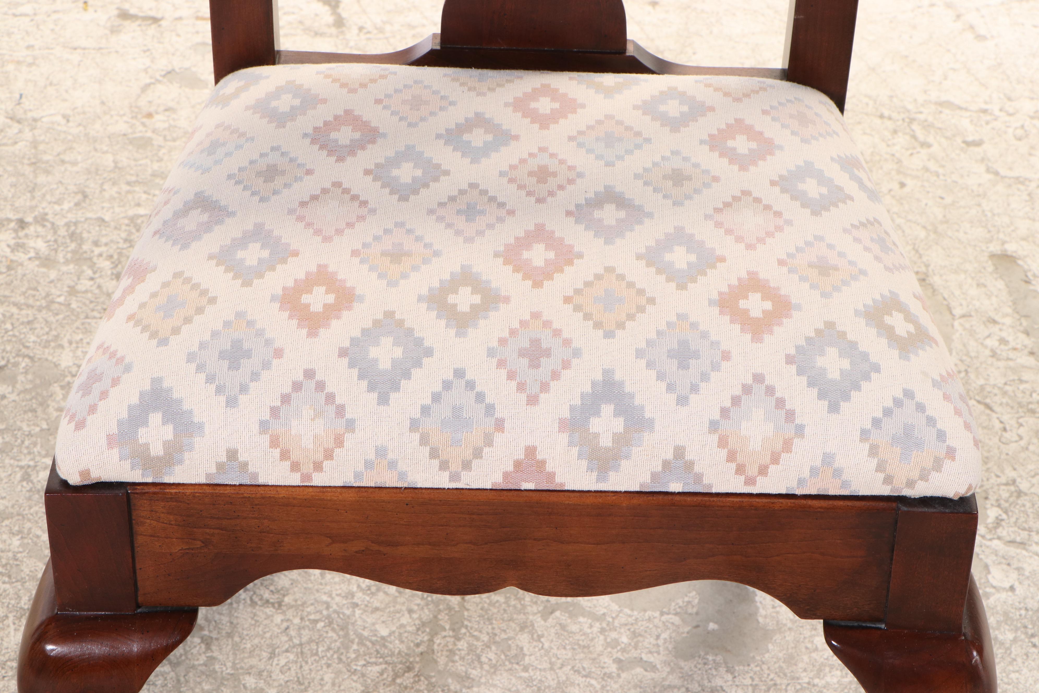 Seven-Piece Queen Anne Style Cherrywood Dining Set, Incl. Pennsylvania House