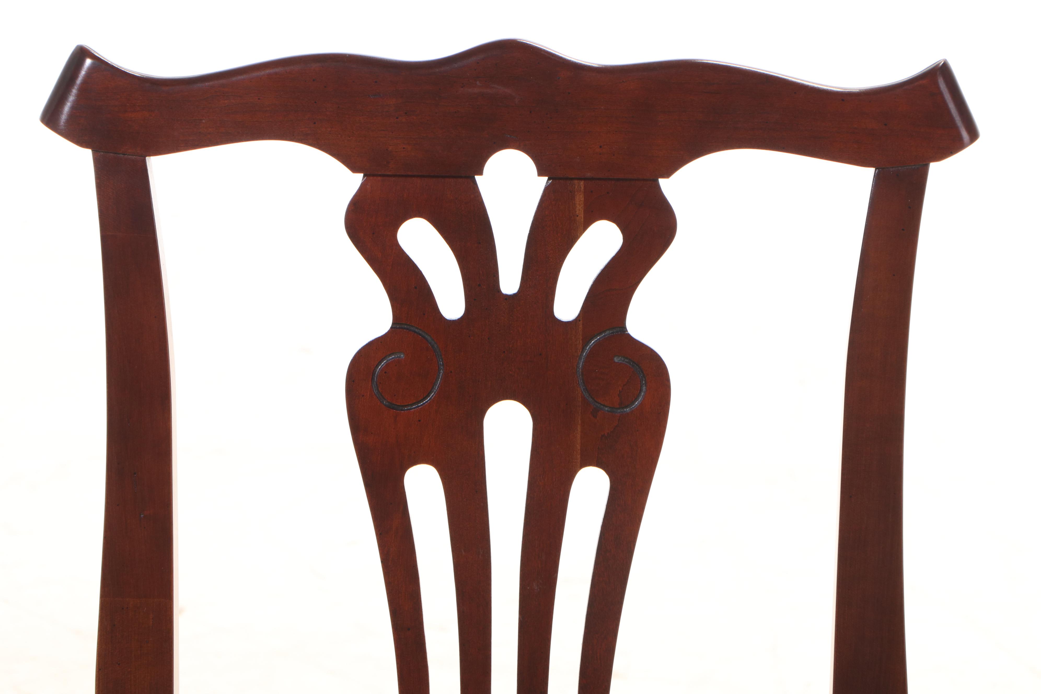 Seven-Piece Queen Anne Style Cherrywood Dining Set, Incl. Pennsylvania House