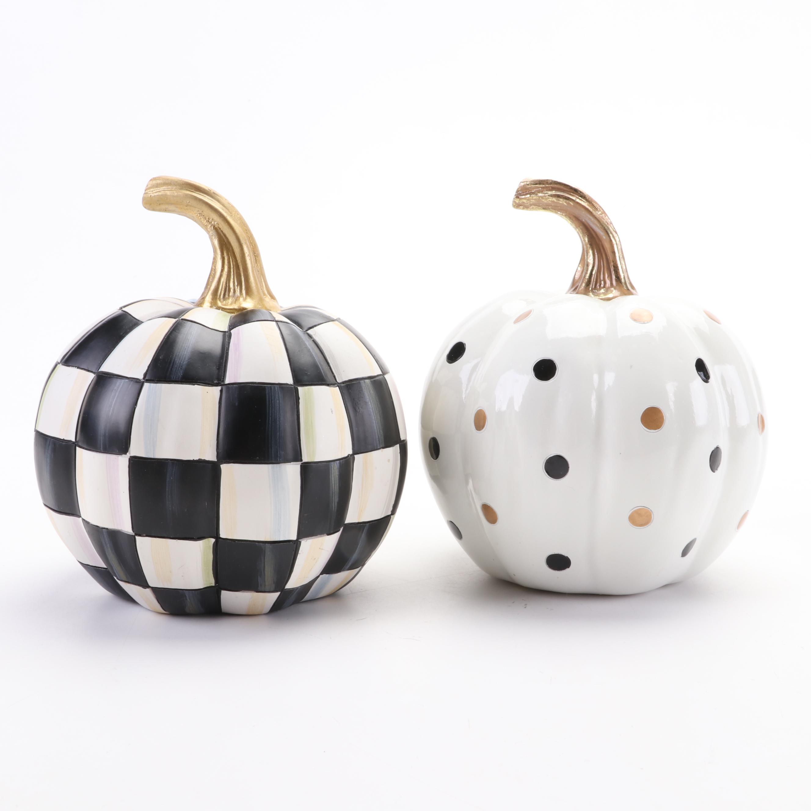 MacKenzie-Childs "Courtly Check" and Other Decorative Box and Figurines