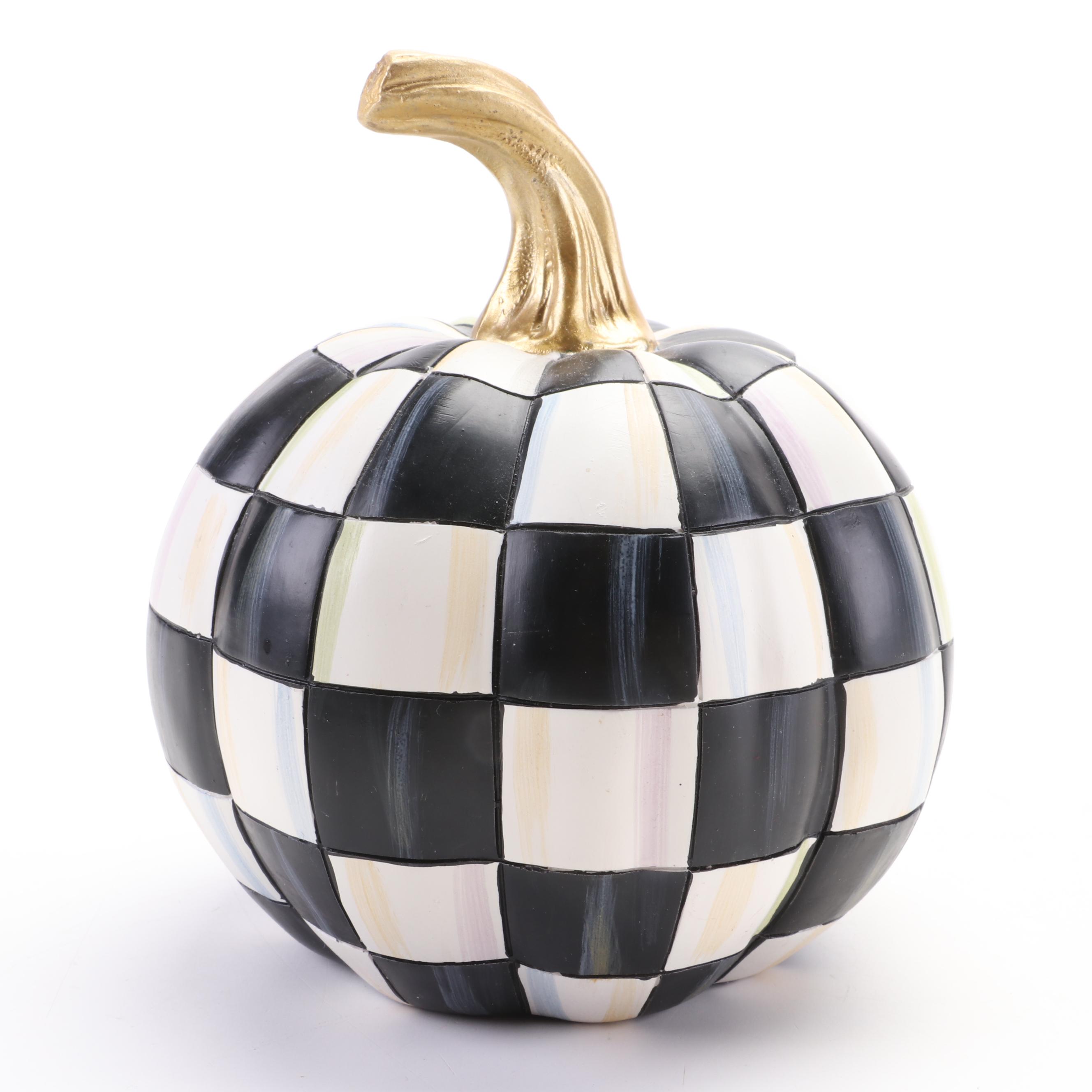 MacKenzie-Childs "Courtly Check" and Other Decorative Box and Figurines