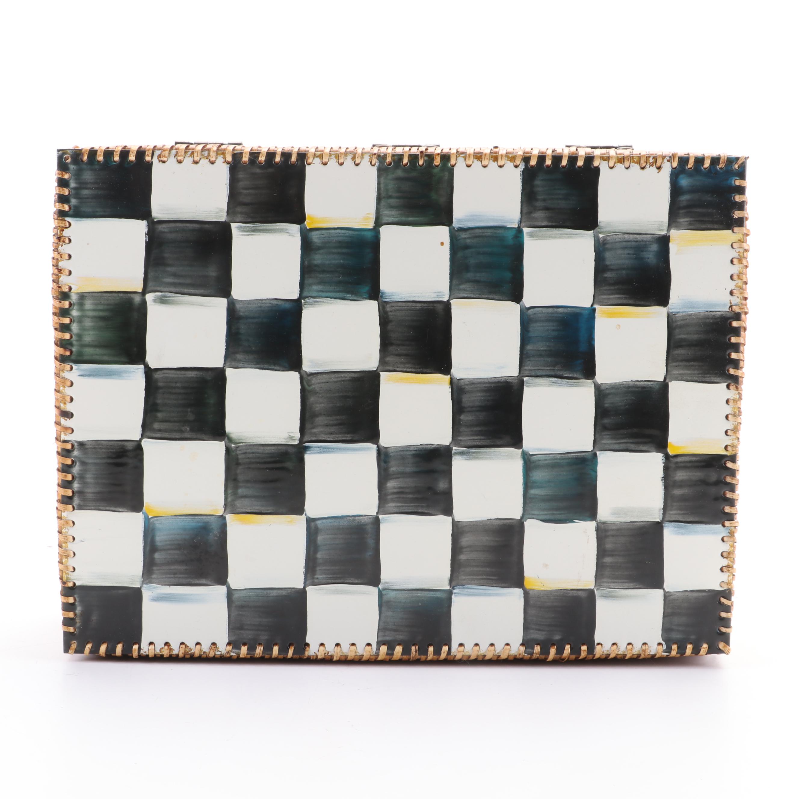 MacKenzie-Childs "Courtly Check" and Other Decorative Box and Figurines