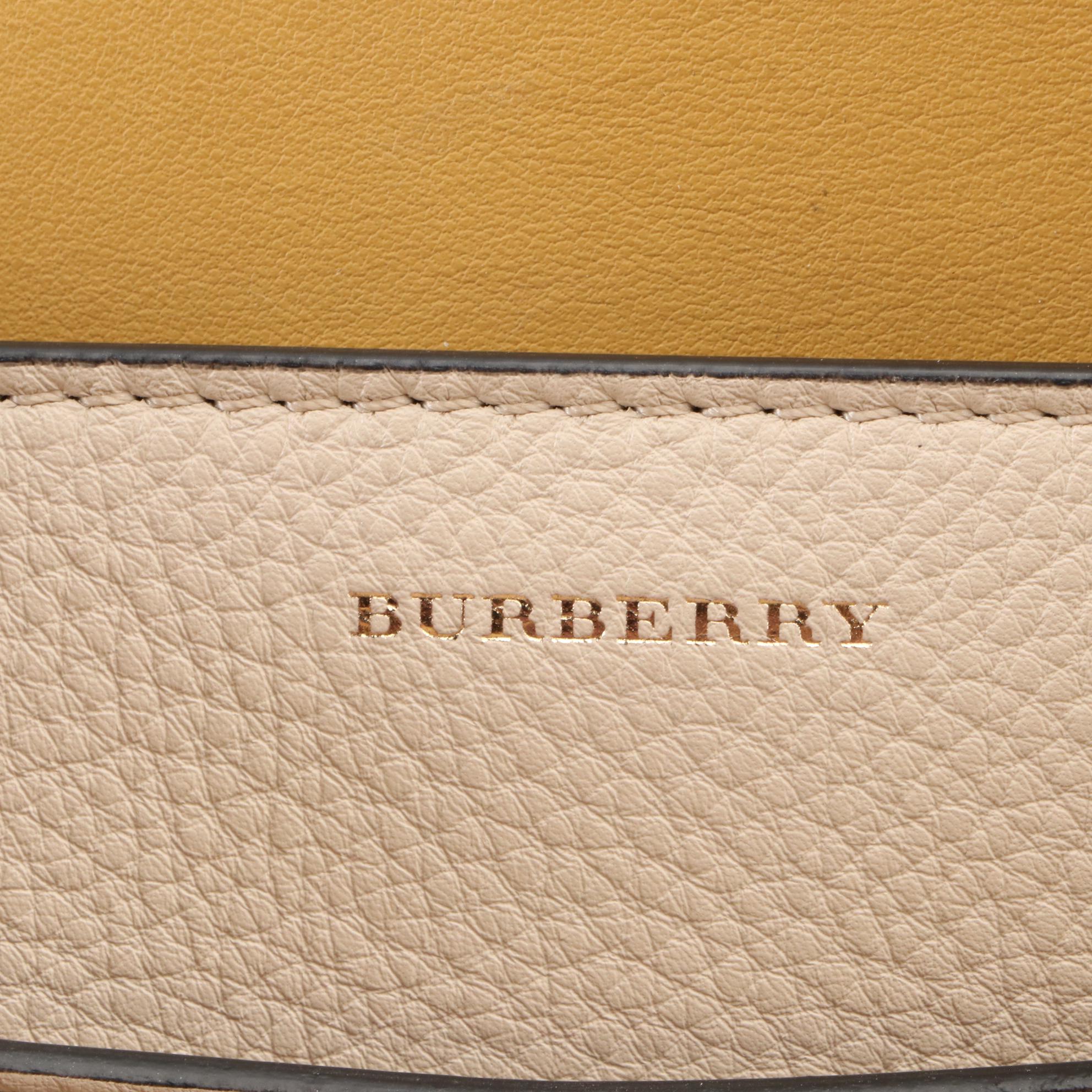 Burberry Medium Belt Tote in Tricolor Leather