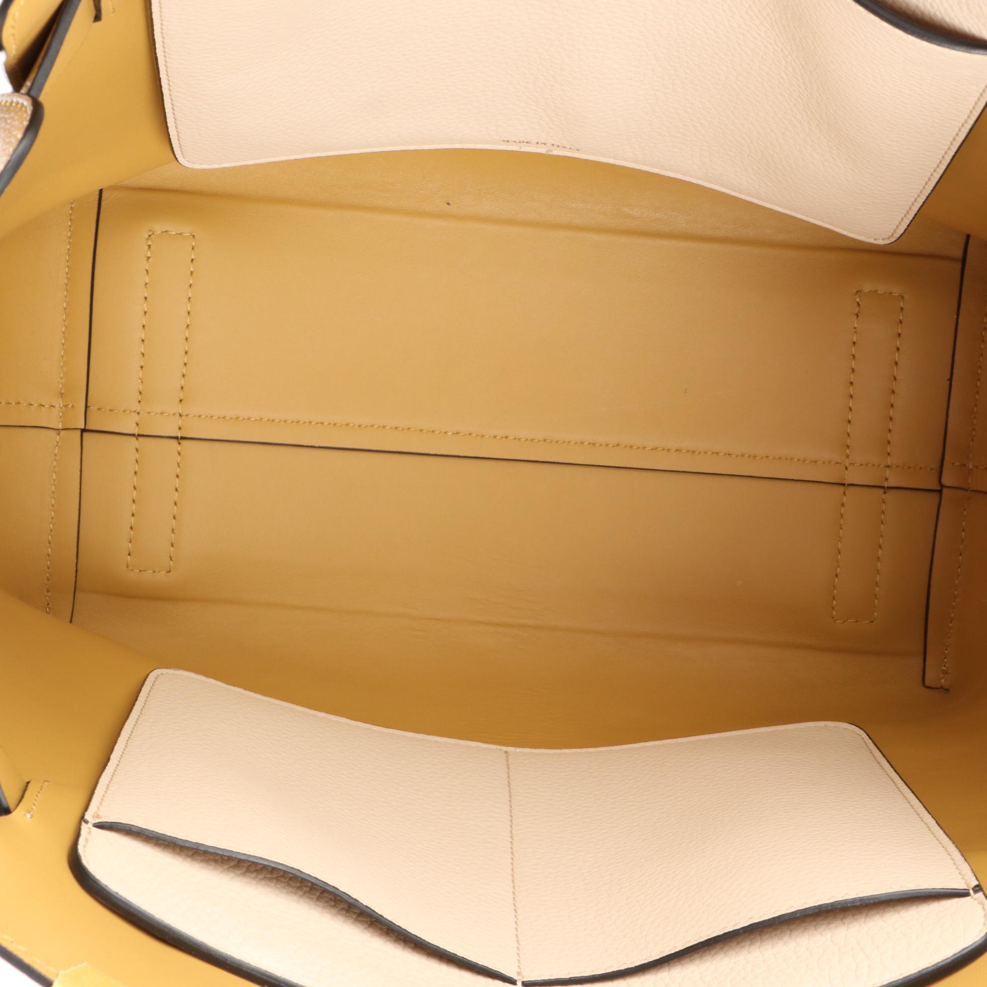 Burberry Medium Belt Tote in Tricolor Leather