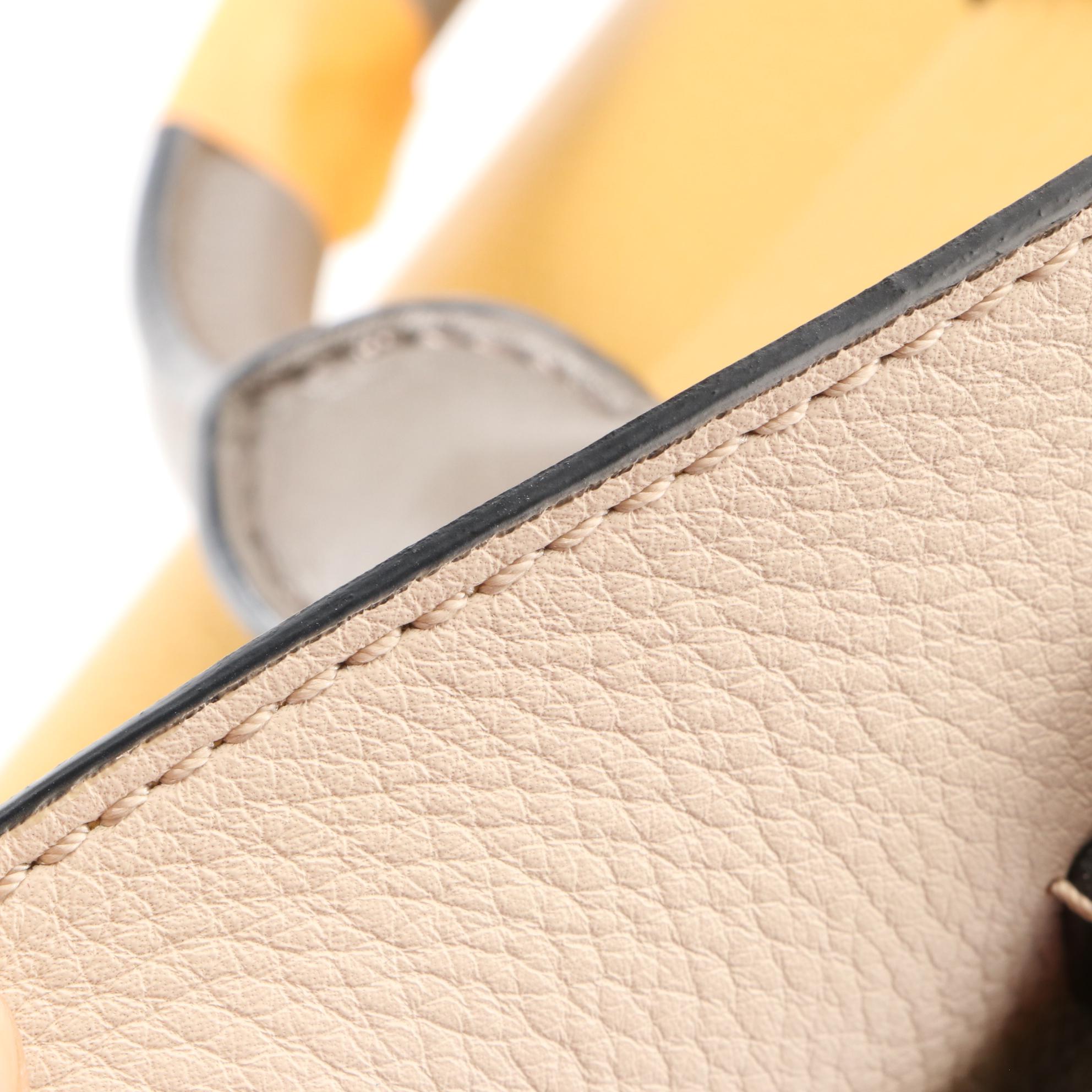 Burberry Medium Belt Tote in Tricolor Leather