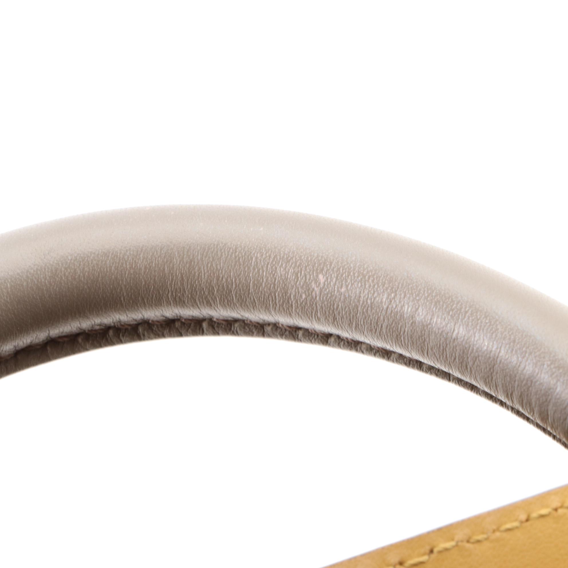 Burberry Medium Belt Tote in Tricolor Leather