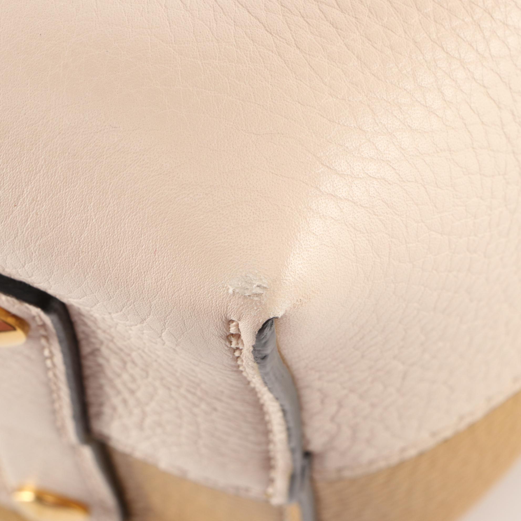 Burberry Medium Belt Tote in Tricolor Leather