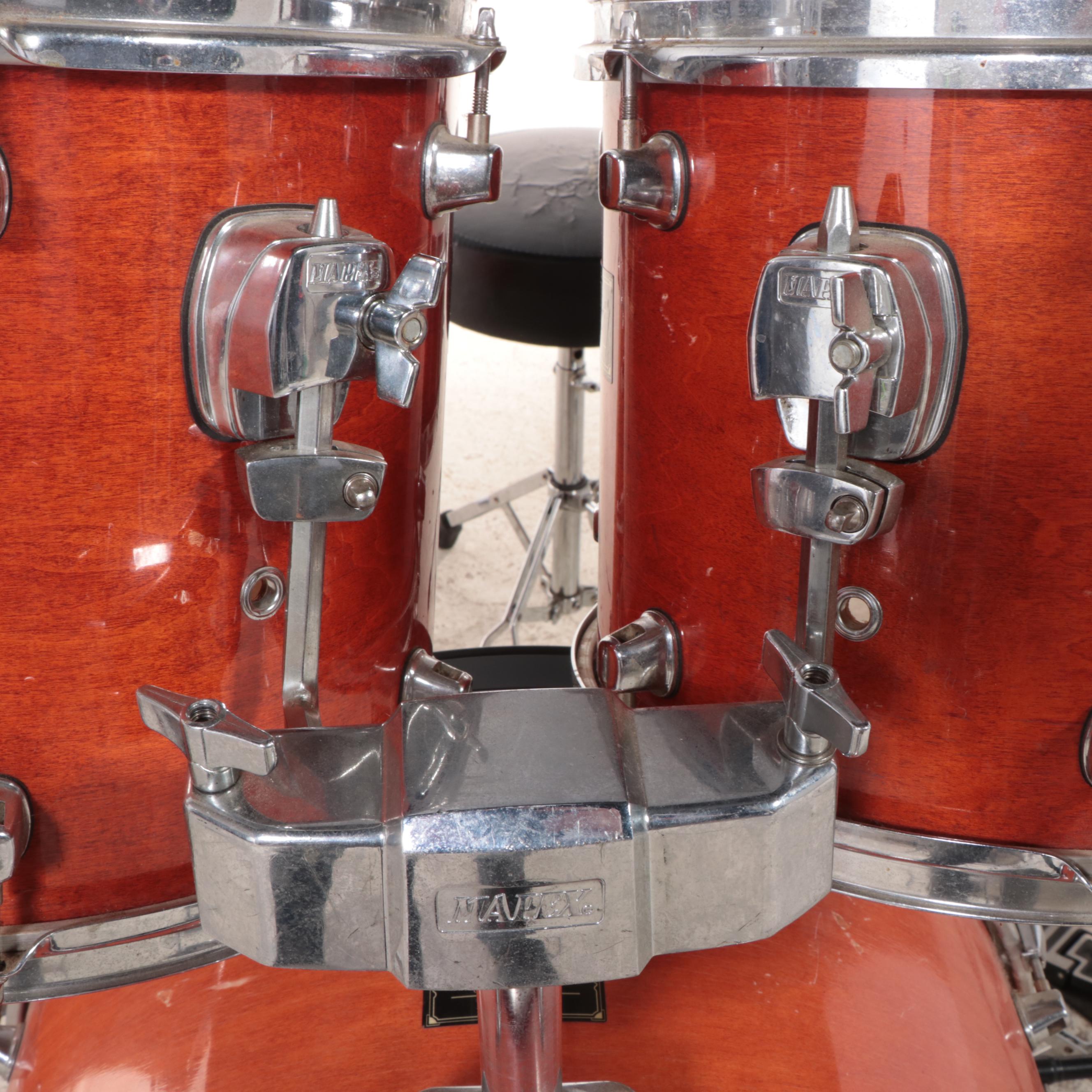 Mapex Mars Series Five-Piece Drum Set With Peavey and Starcaster Cymbals