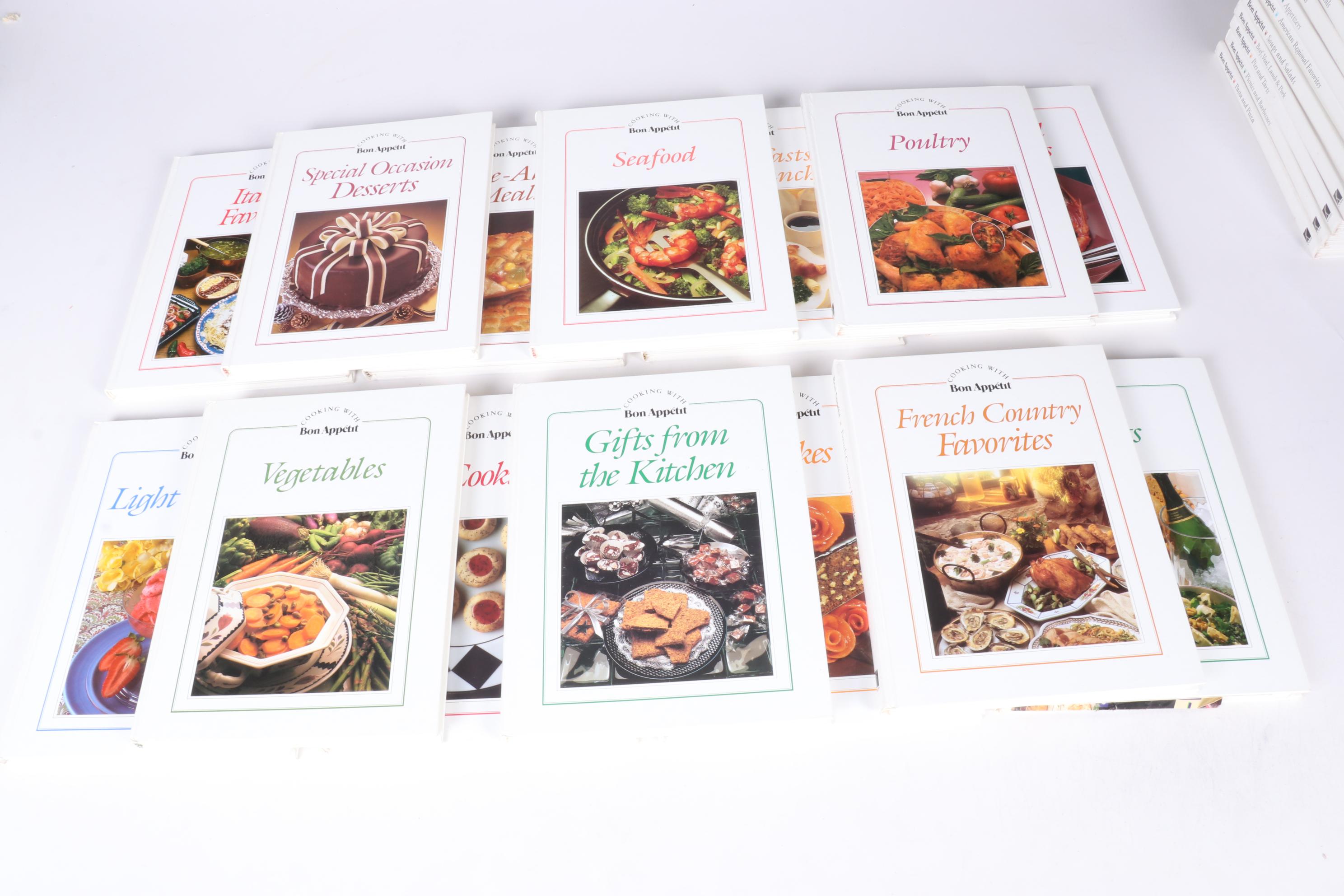 "Cooking with Bon Appétit" and Other Cookbooks, Mid to Late 20th Century