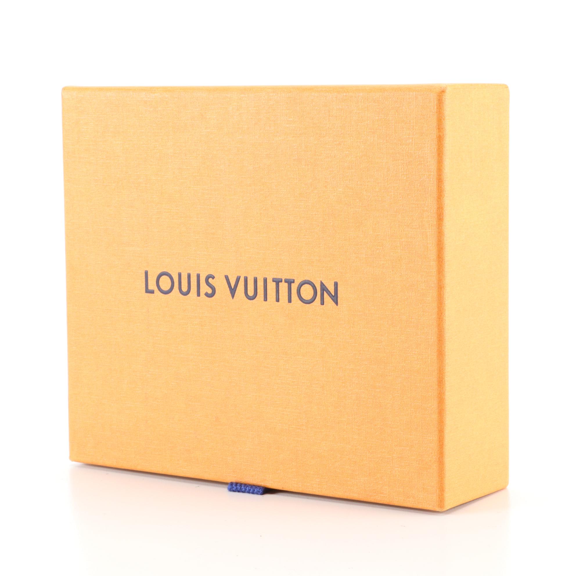 Louis Vuitton Victorine Wallet in Lemon Curd Monogram Empreinte Leather w/Box