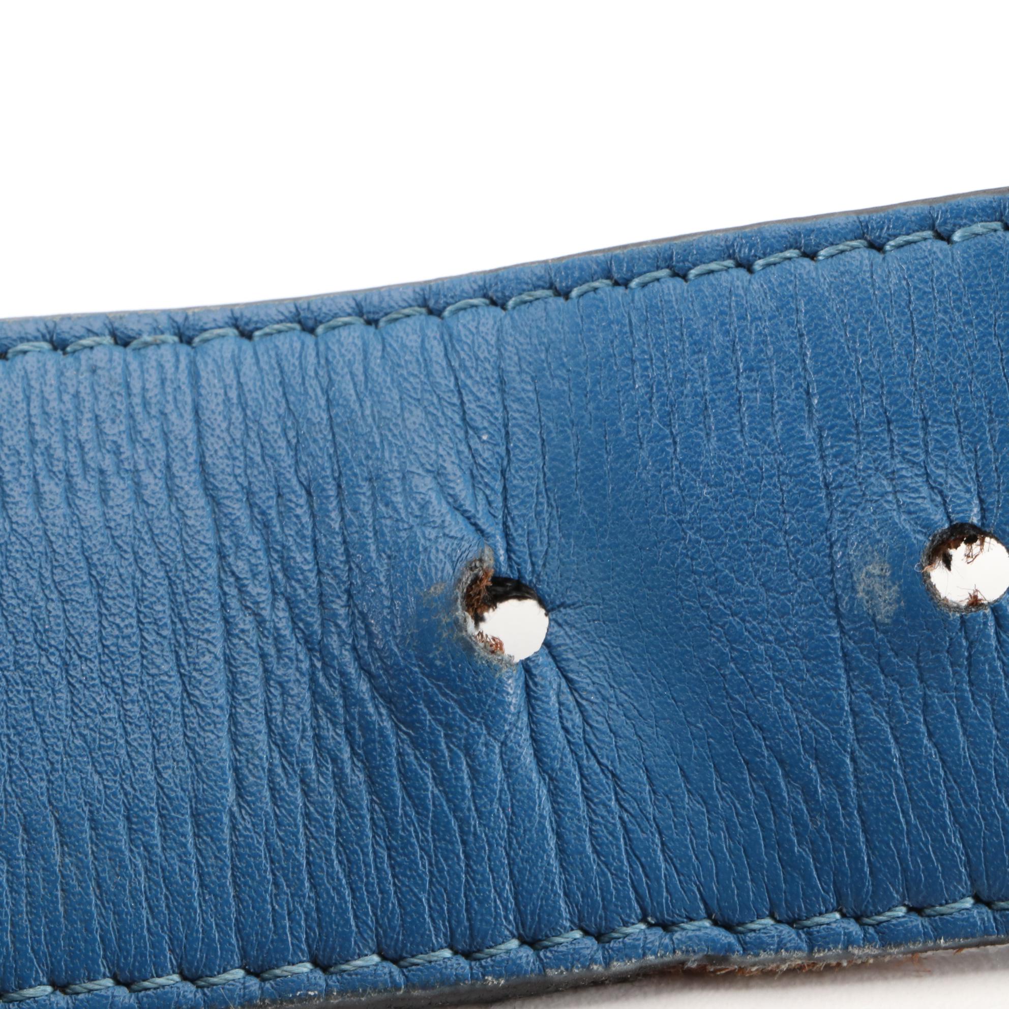 Louis Vuitton Reversible Belt in Damier Canvas and Embossed Leather