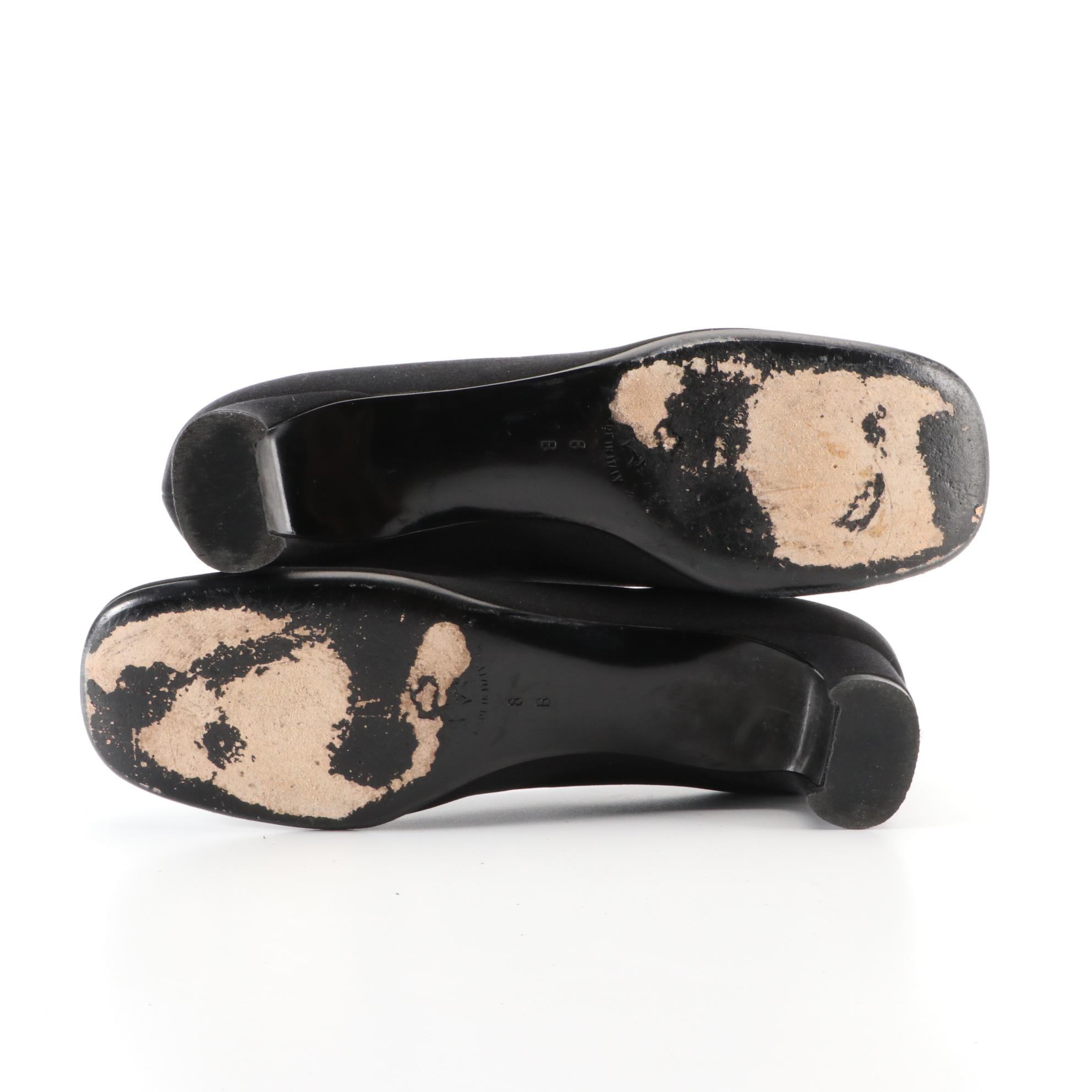 Adrienne Vittadini Low Block Heel Pumps with Box