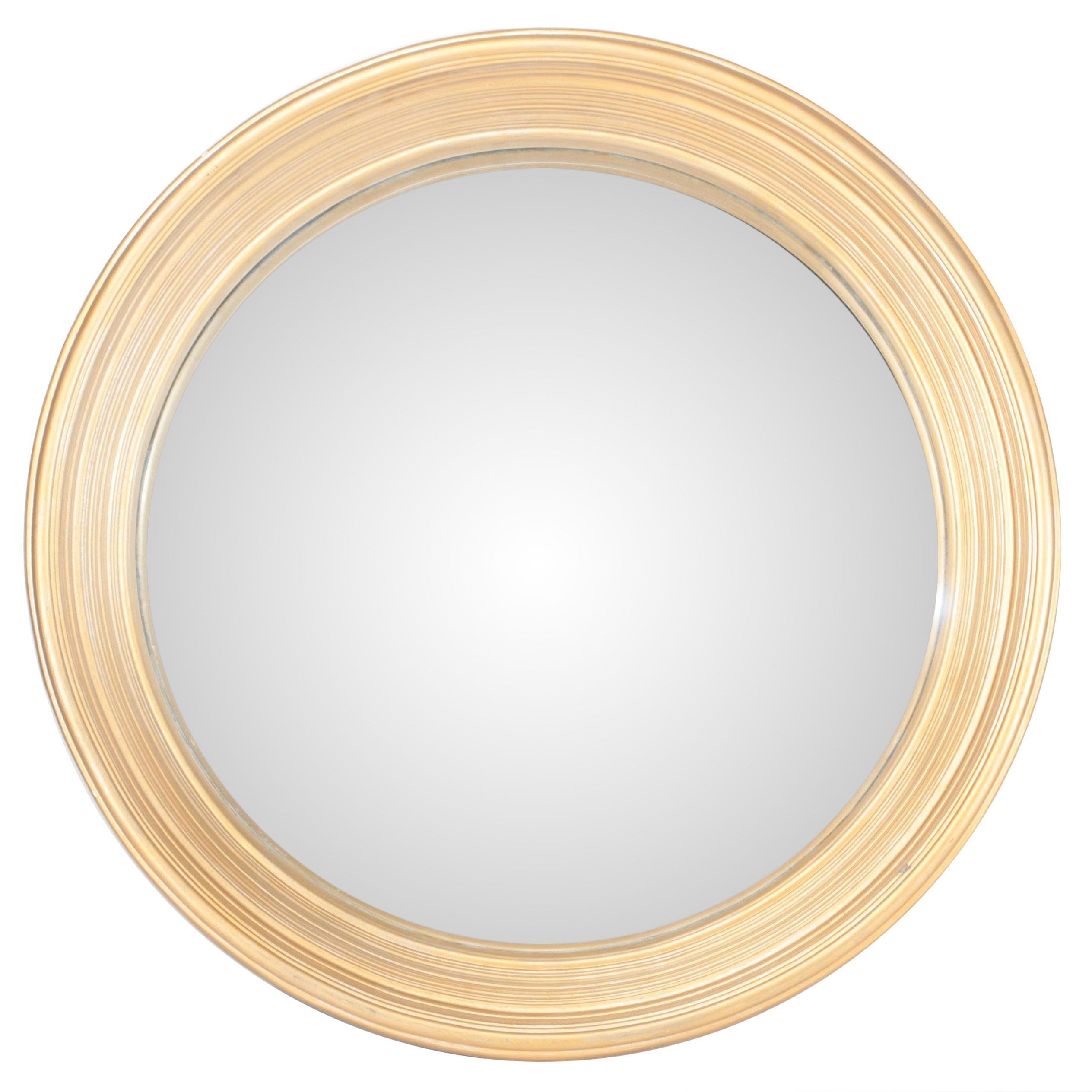 Howard Elliott "Silas" Gilt Finished Convex Mirror