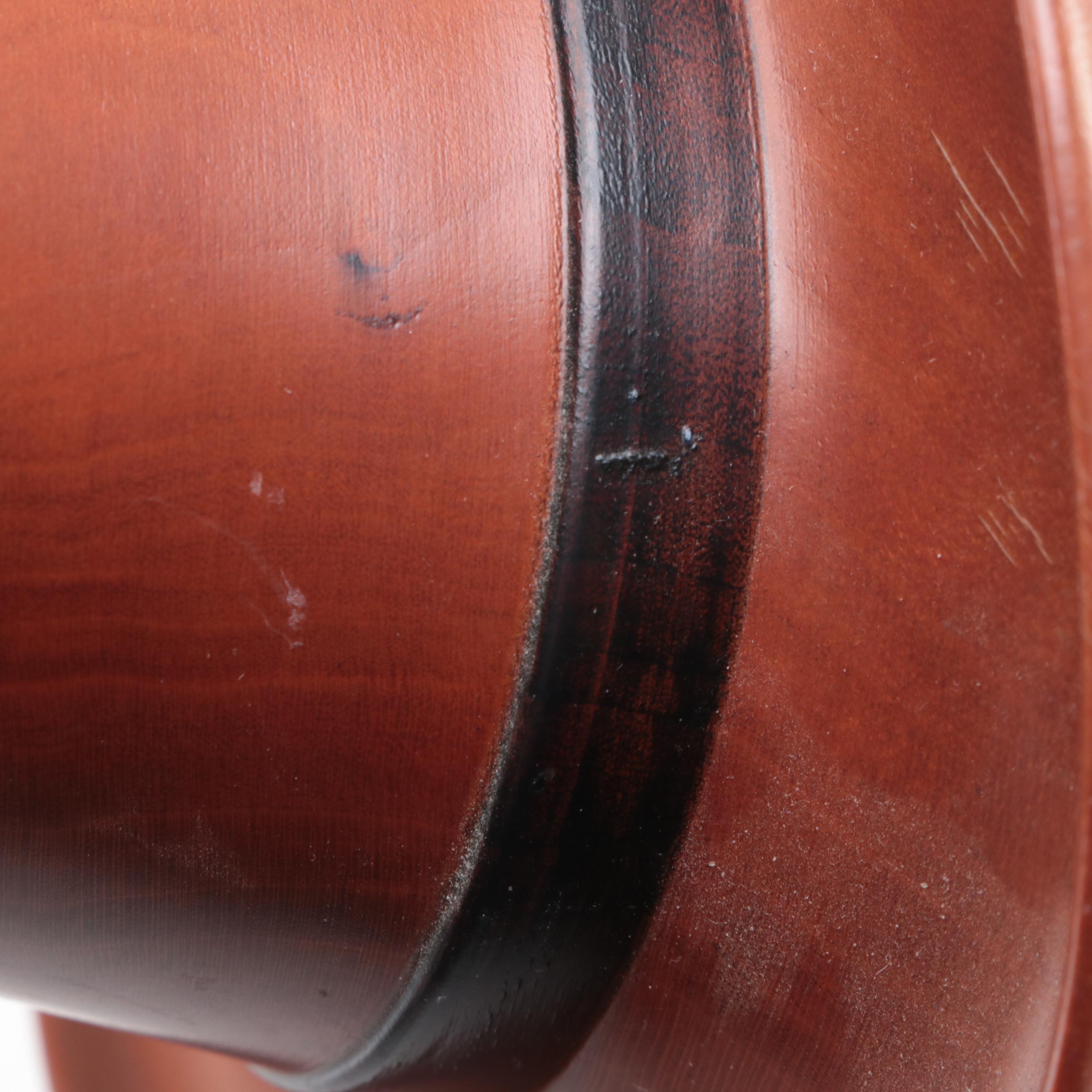 Chris Ramsey Cherry Top Hat with Victorian Cribbage Board and Painted Box